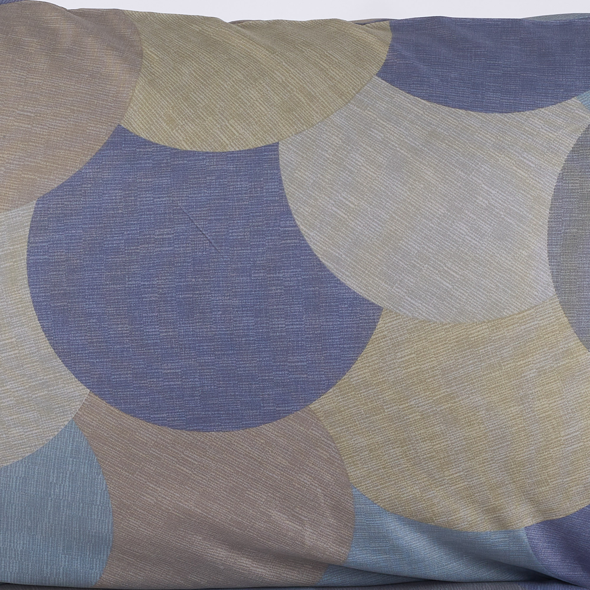 No Ironing Sphere Duvet Cover Set  blu Maè