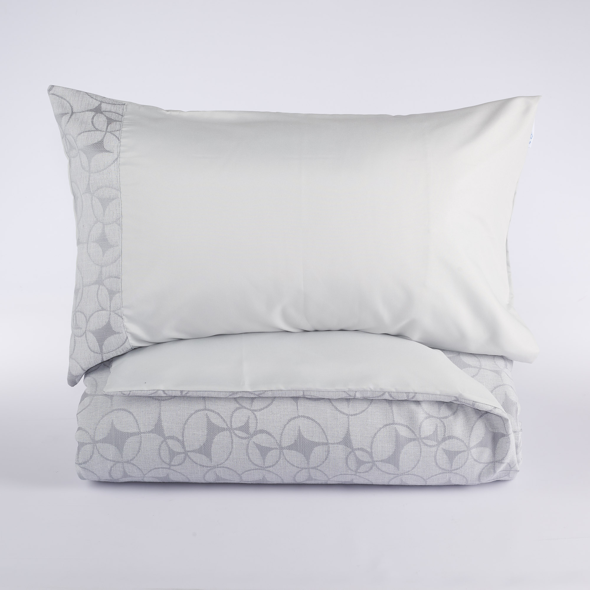 Sirius Duvet Cover Set silver Via Roma 60