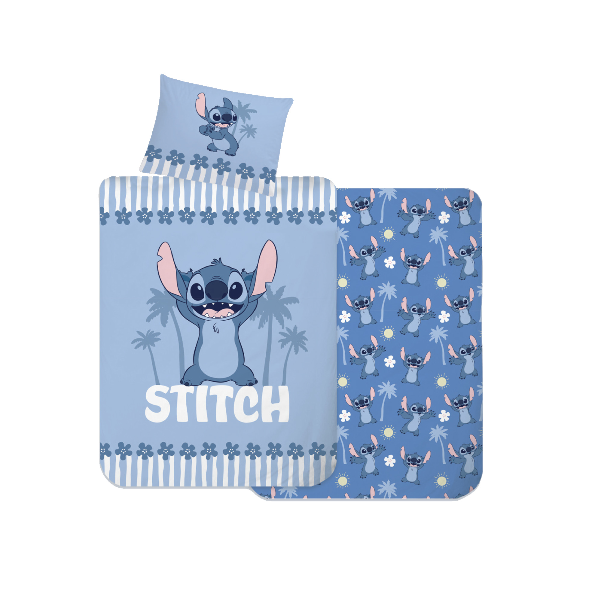 Bettbezugsset Stitch multicolor Disney