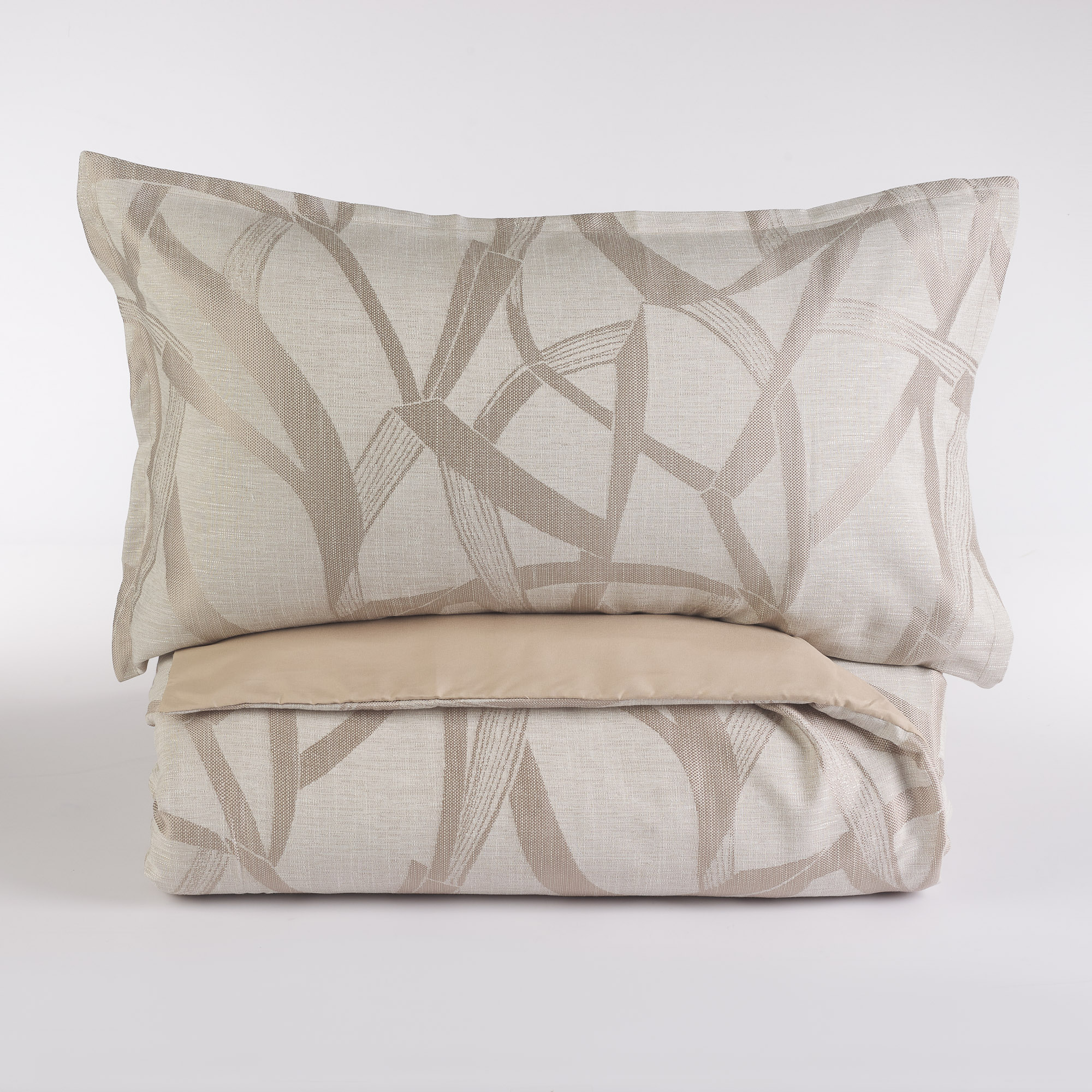 Swam Bettbezugsset beige Via Roma 60