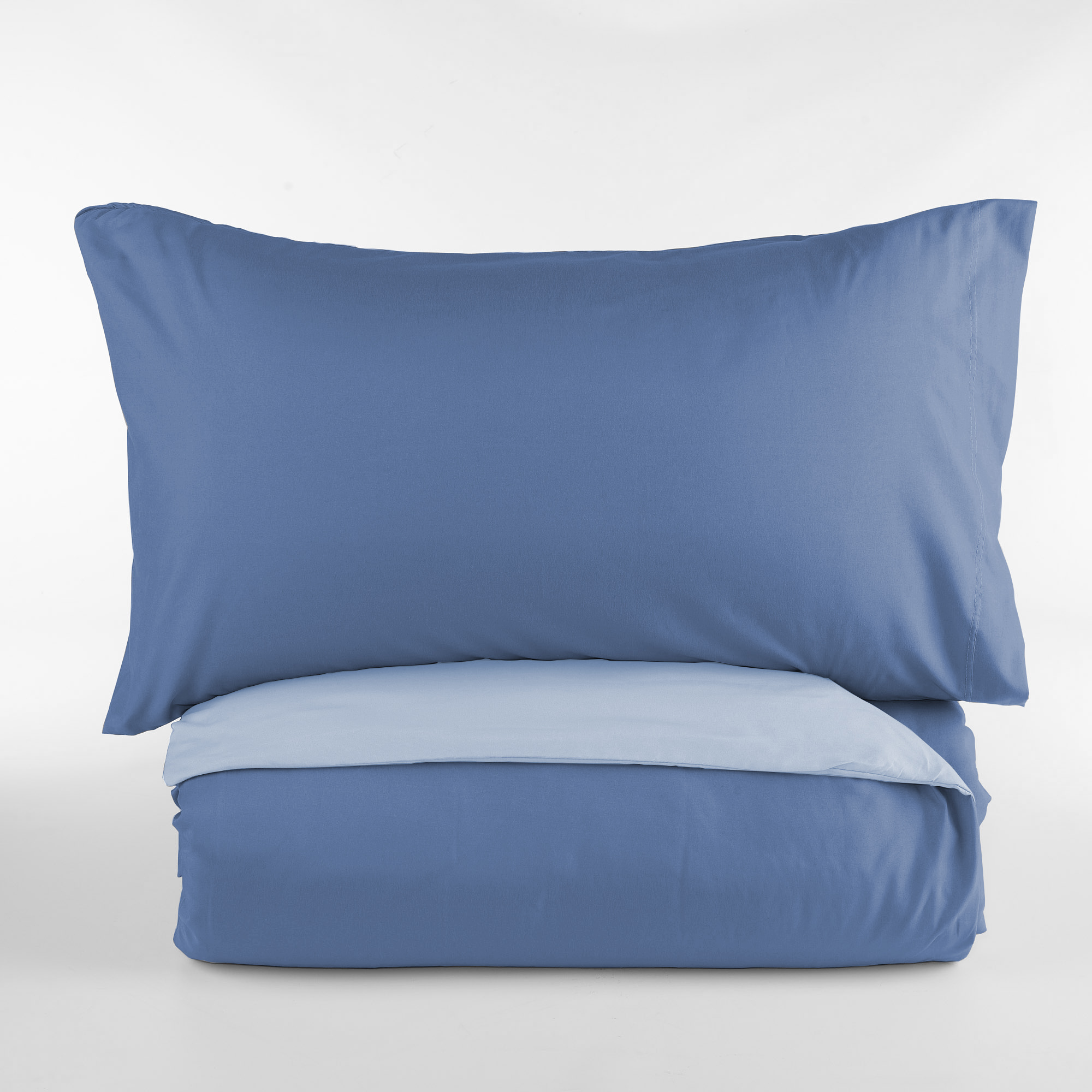 Parure Double In color no stiro AI25 blu notte Maè