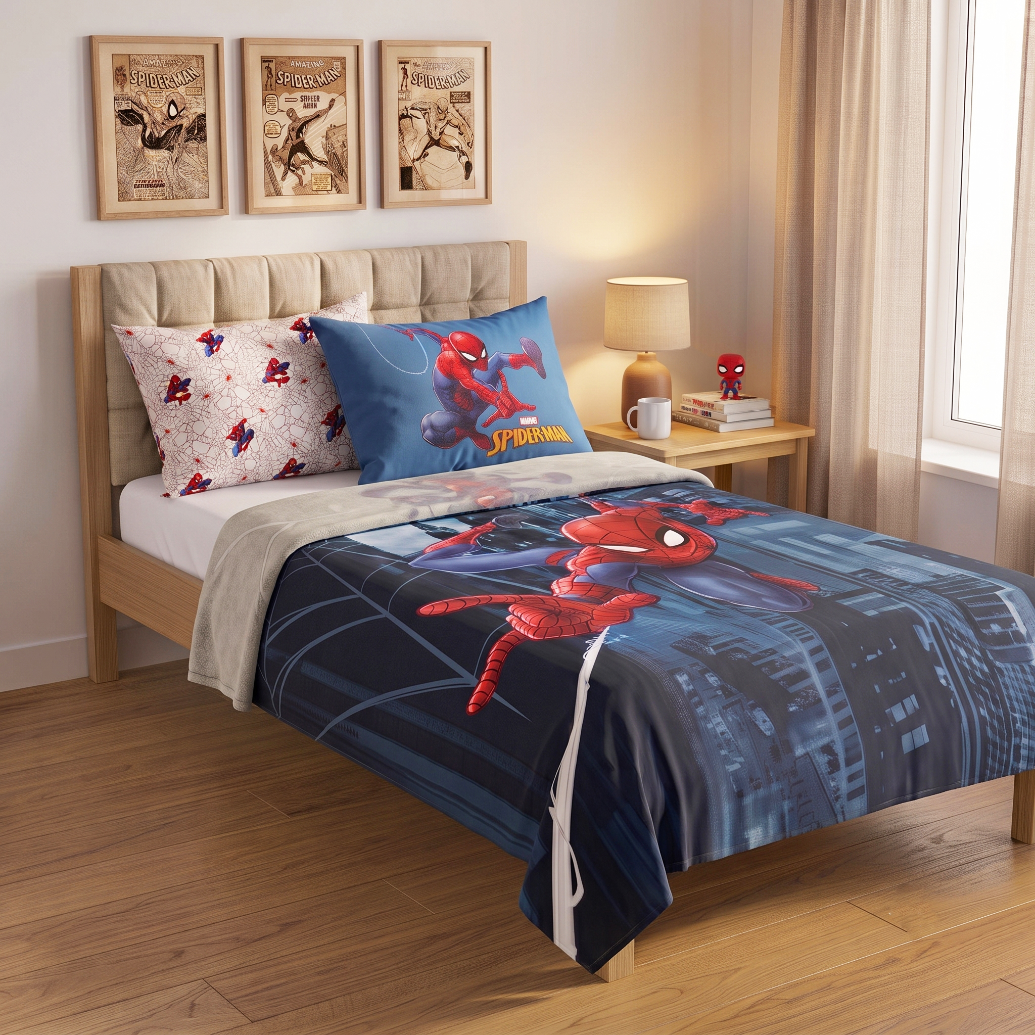 Spiderman Bettlaken-Set multicolor Marvel