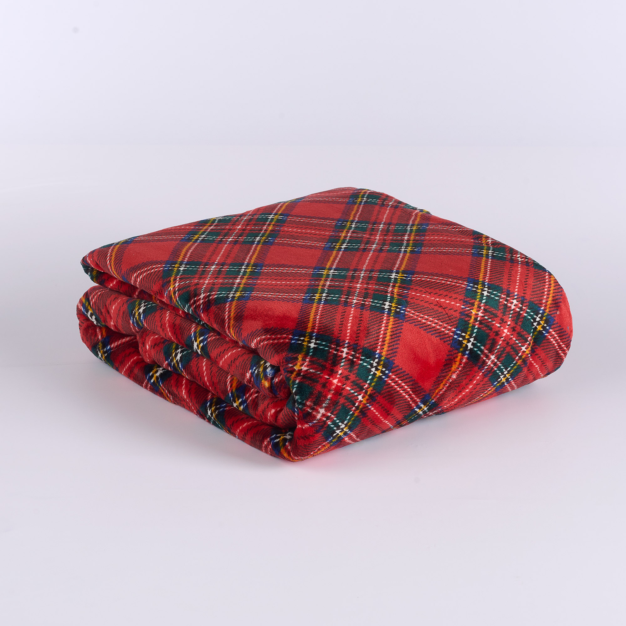 Plaid Tartan Scozzese rosso Maè