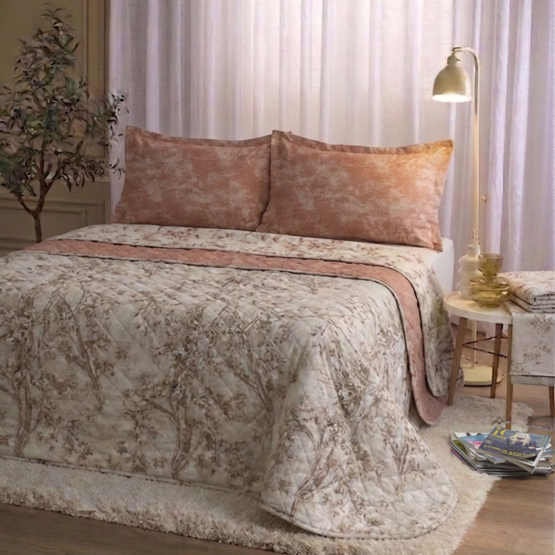 Set Completo Letto con Trapuntino Salicè Rosso Incanto rosso Maè