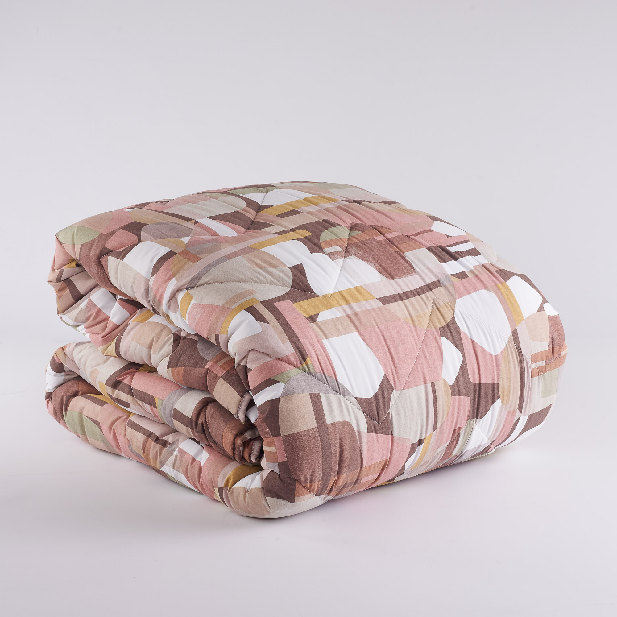 Copriletto Trapuntato Leggero Matrimoniale 180x200 Cm Rosa Chiaro - Microfibra Morbida Per Tutte Le Stagioni