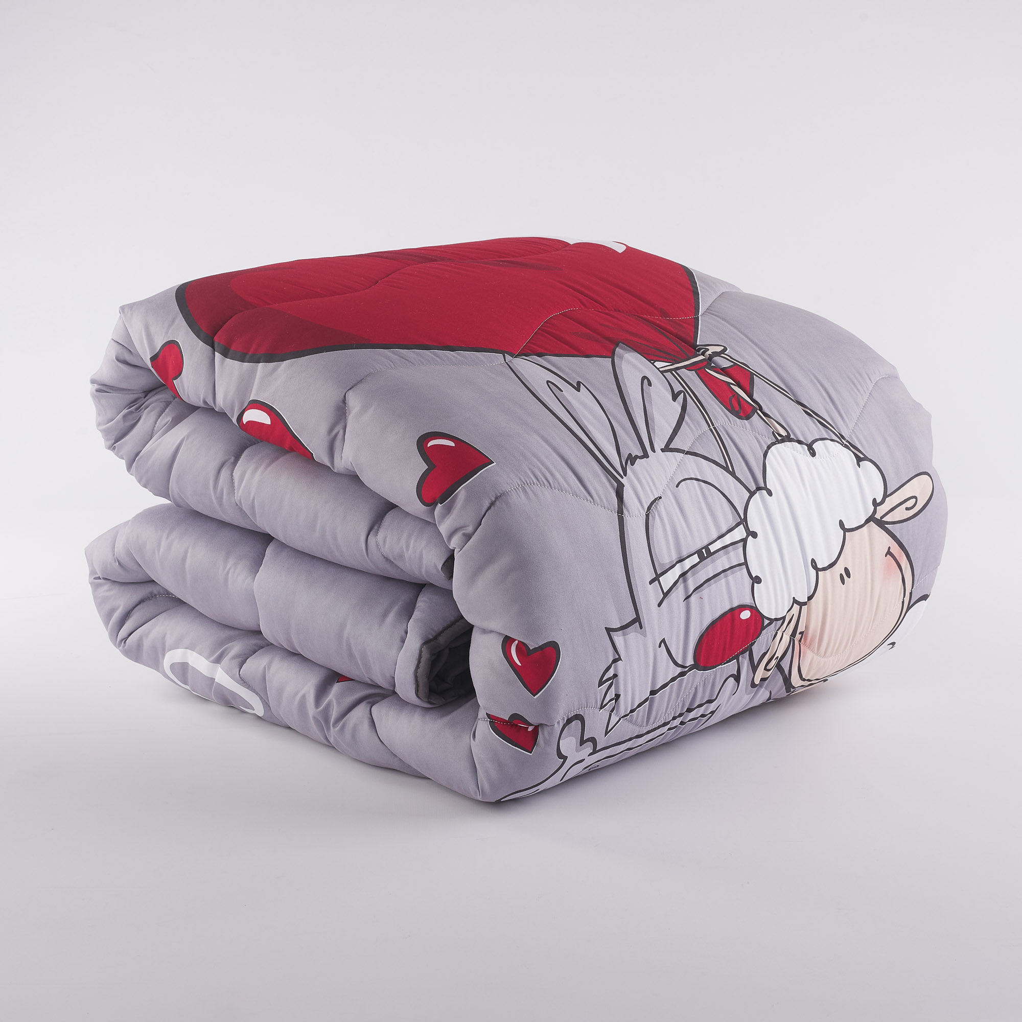 Квилт "Понимание в полете antracite Happy People