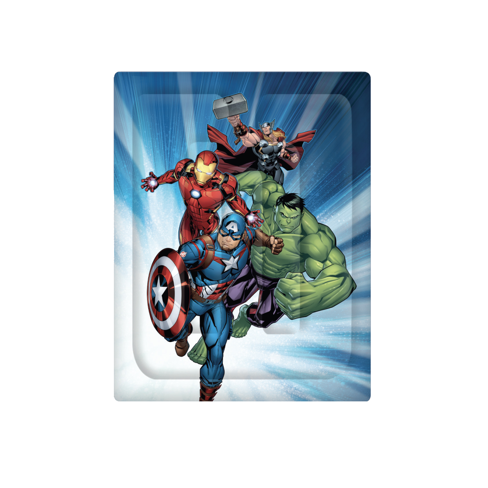 Avengers-Steppdecke multicolor Marvel