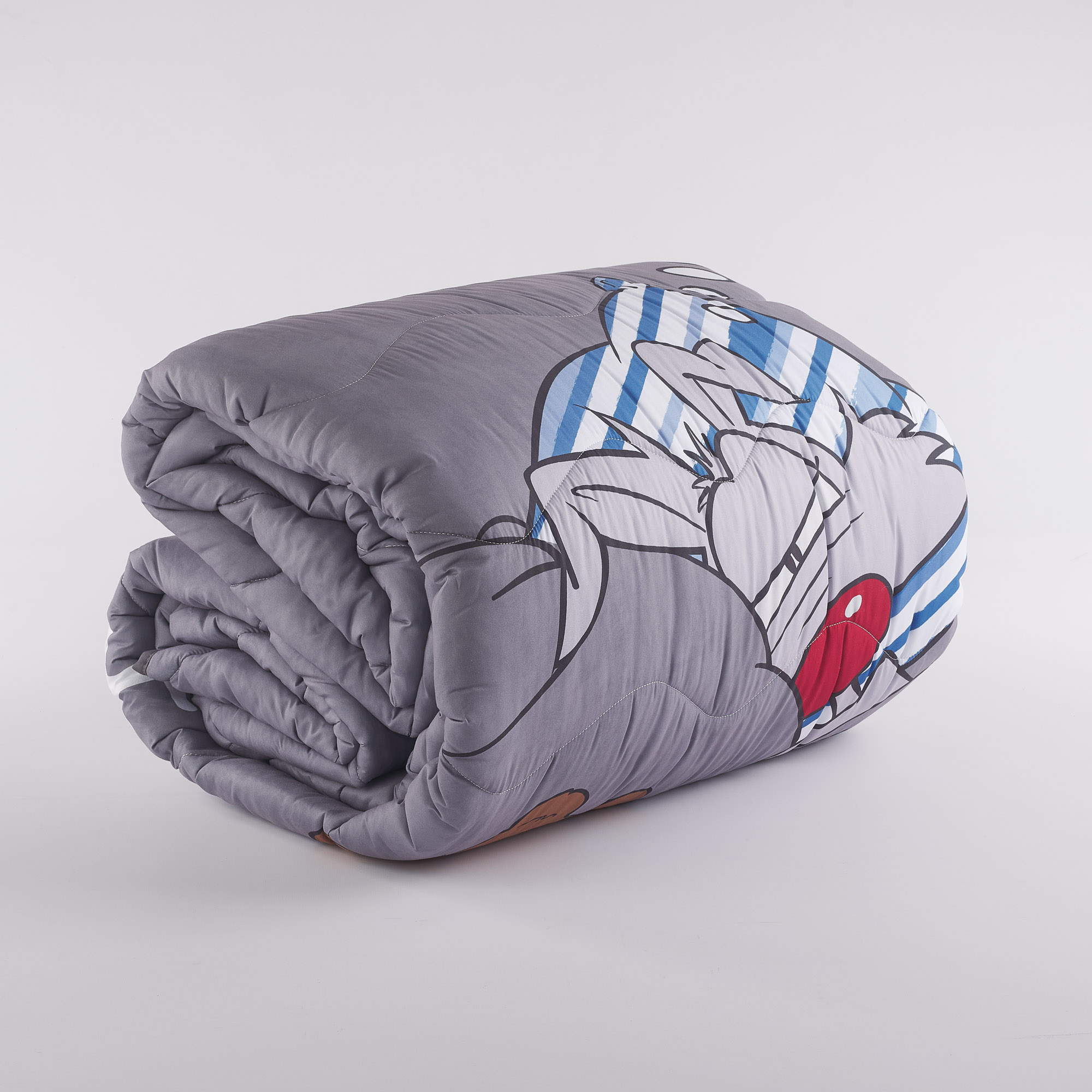 Стеганое одеяло Never Alone antracite Happy People