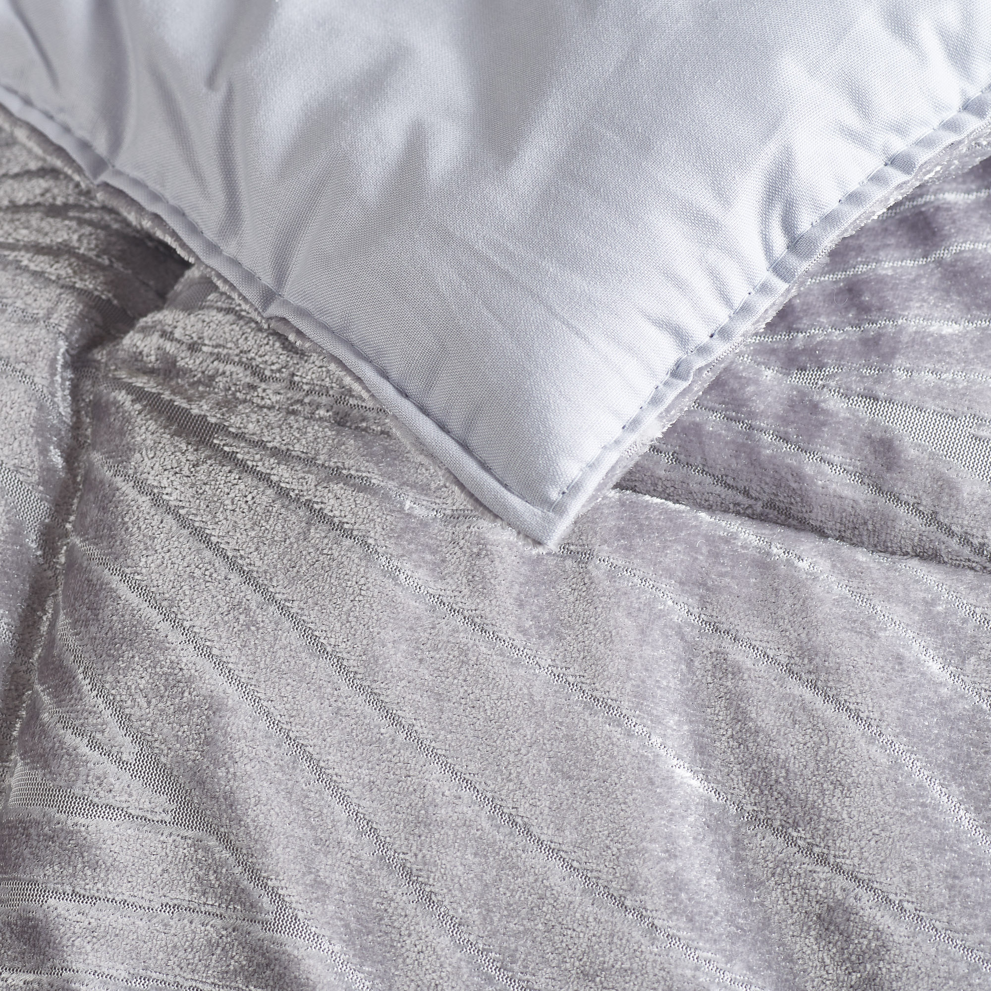 BARONI HOME Steppdecke Für Doppelbett – 260x260 Cm, Warm & Weich | Pied De Poule Grau, 350 G/m² Füllung | Hypoallergen & Atmungsaktiv