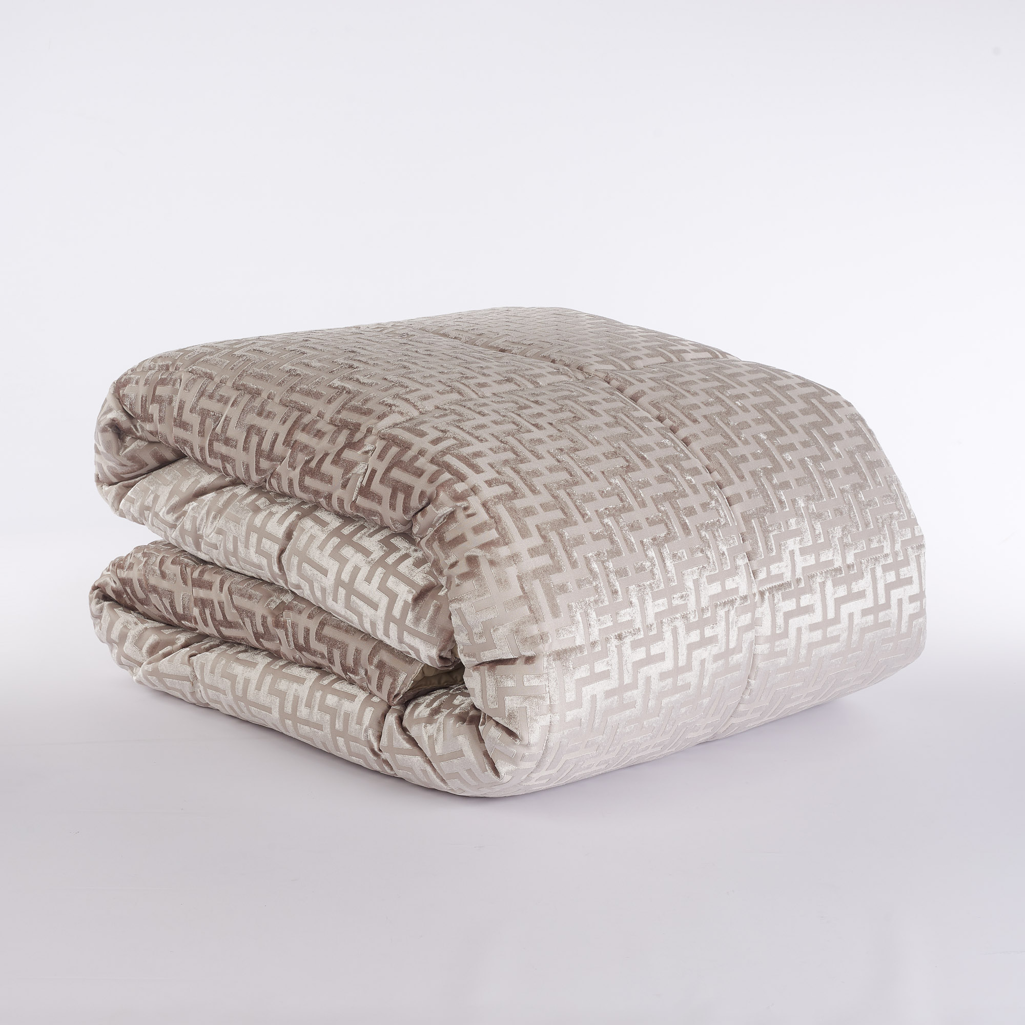 Модное бархатное одеяло tortora Via Roma 60