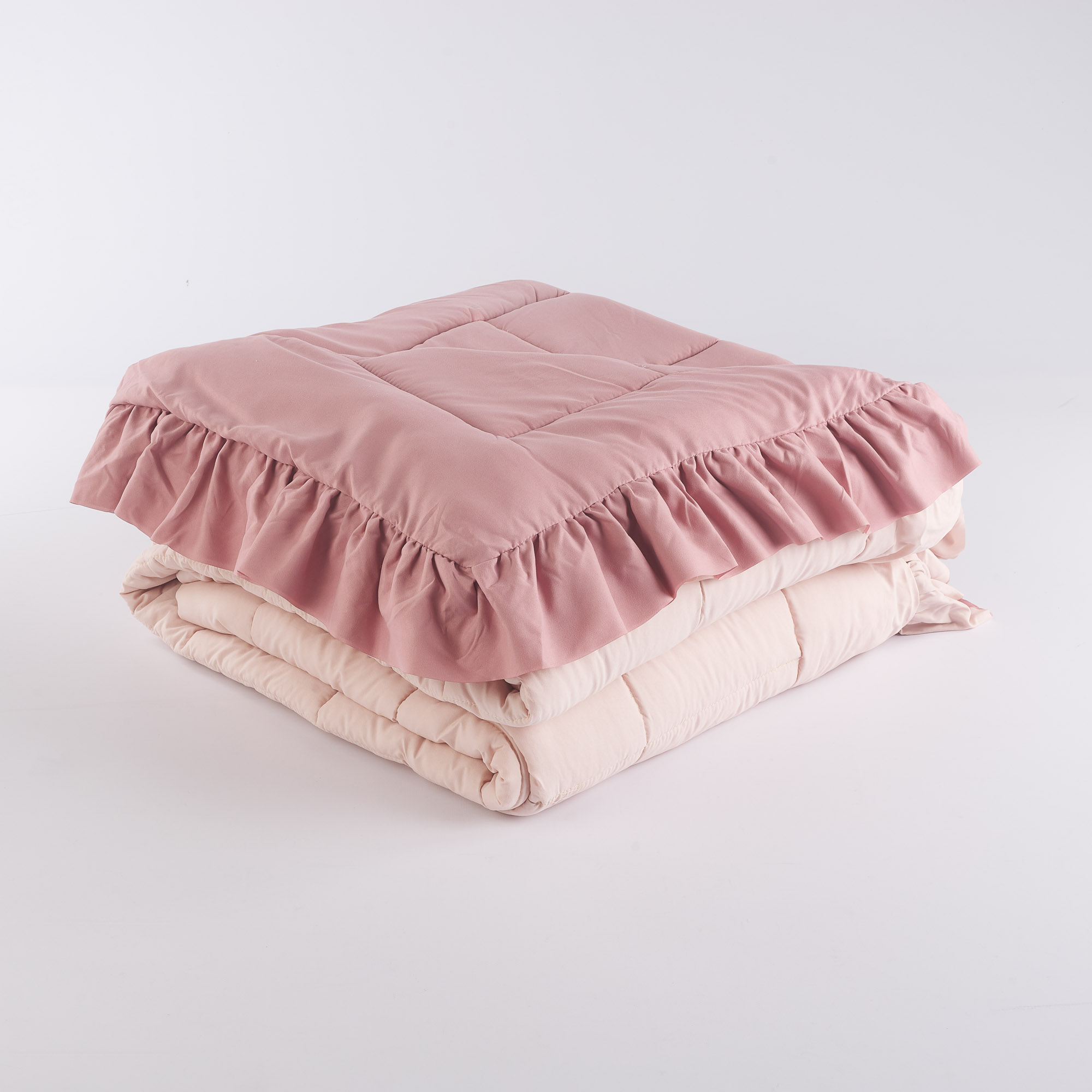  Orietta Double Faces Steppdecke mit zwei Schwungrädern rosa Maè