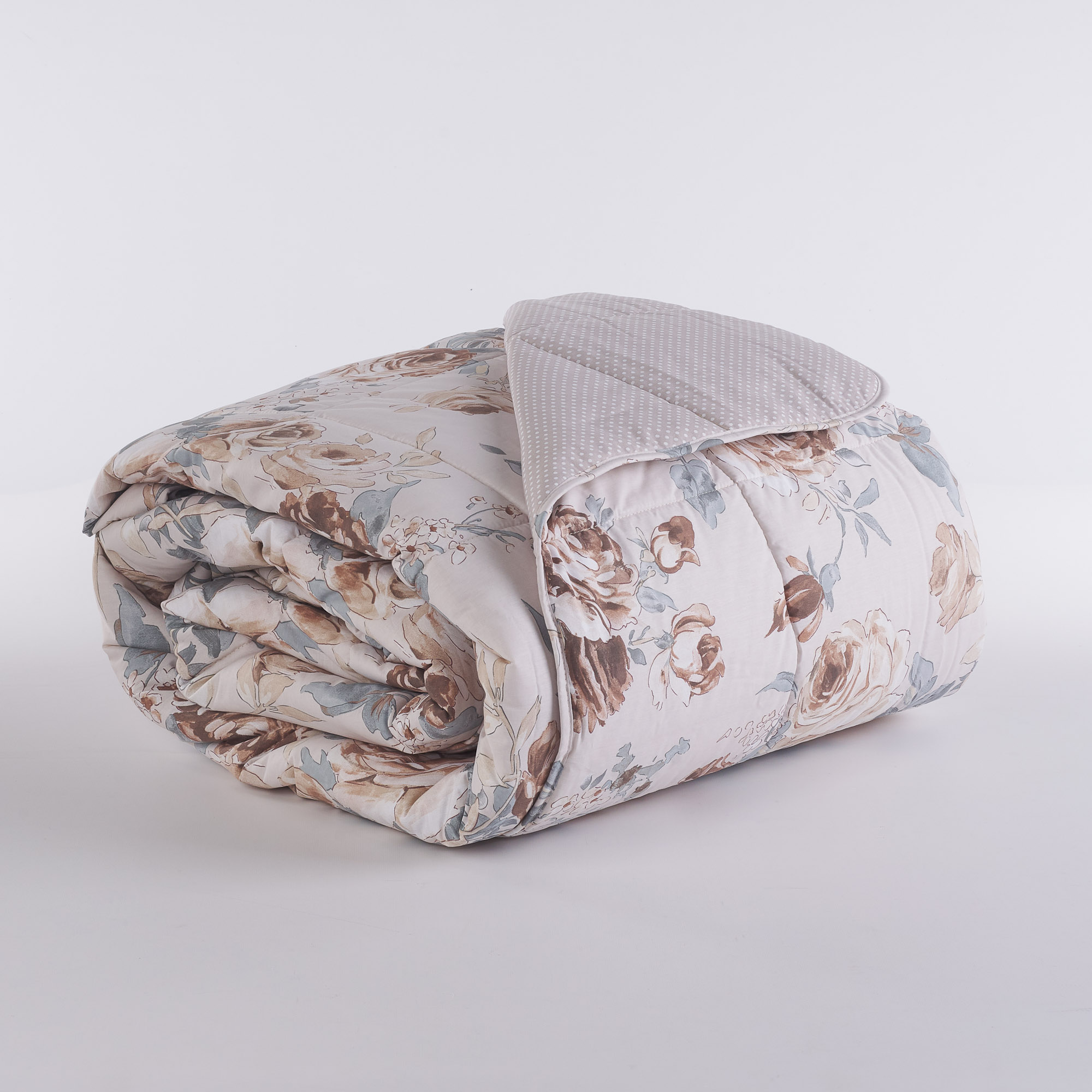 Große Blume Oxford Steppdecke Beige beige Maè