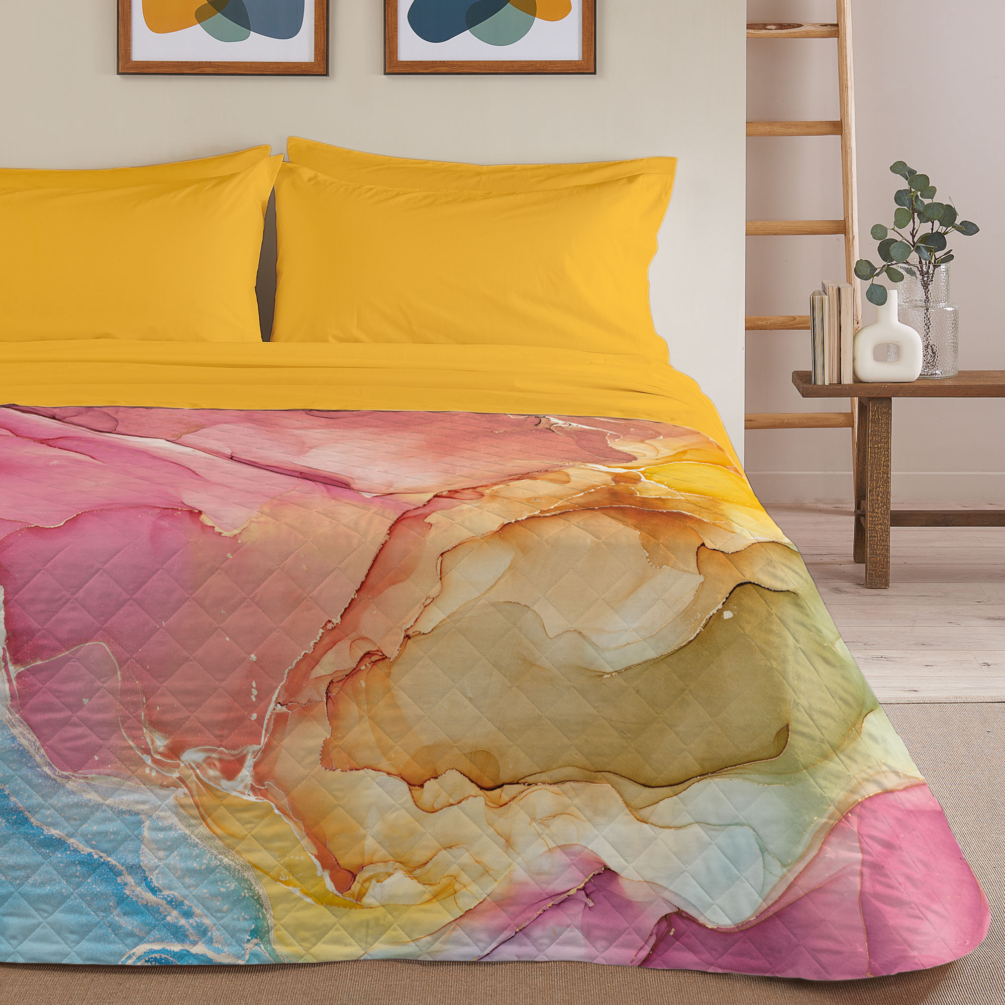 Весеннее одеяло арт multicolor Maè