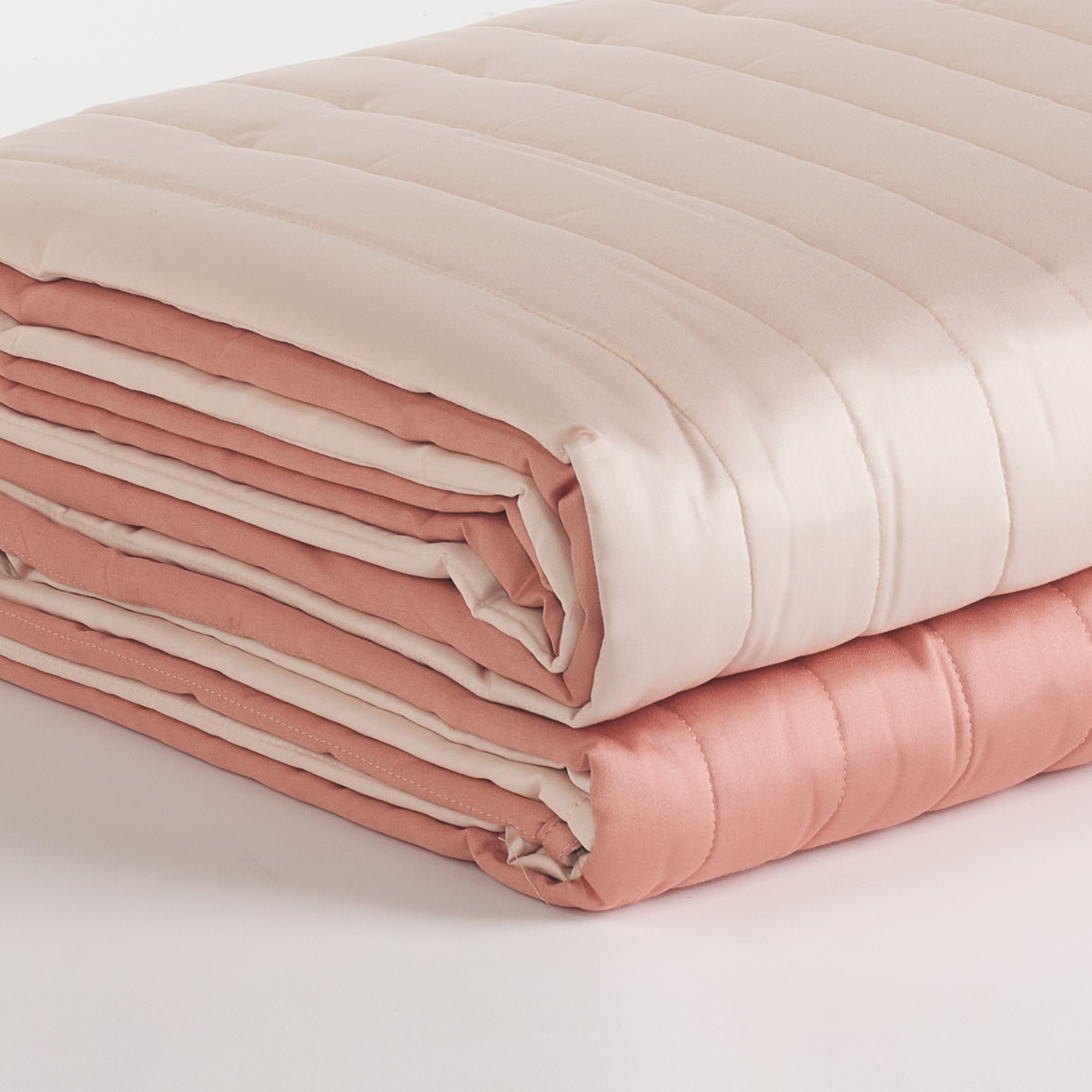 Double Face Quilt Antibes rosa / nude Via Roma 60