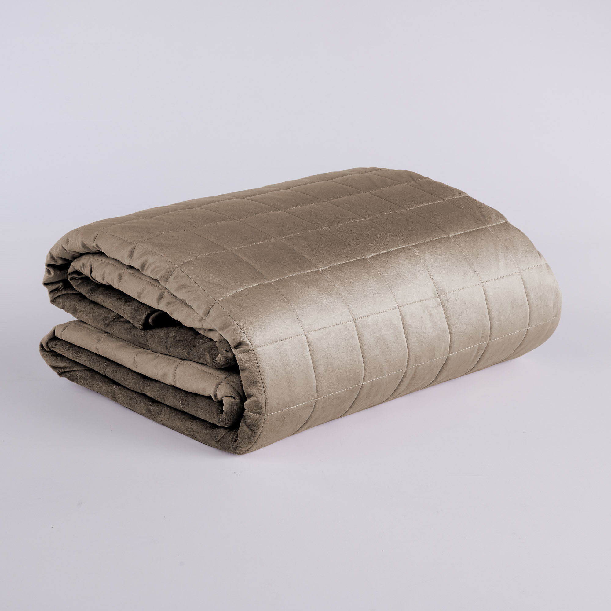 Quilt Quilt Estella Square tortora / sabbia Via Roma 60