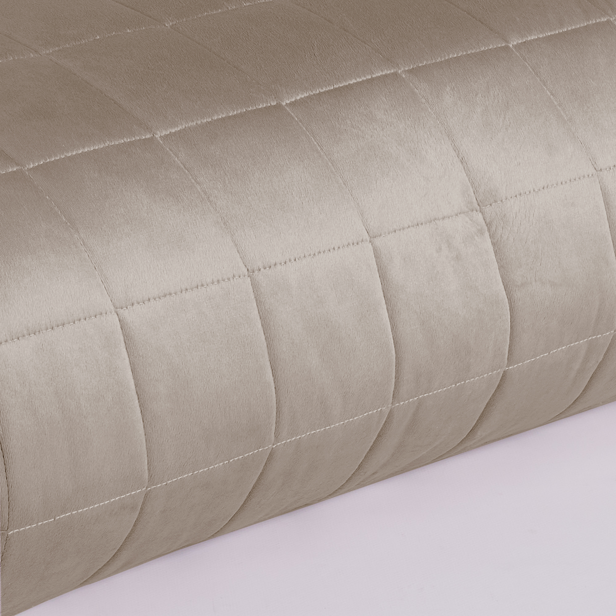 Quilt Quilt Estella Square tortora / sabbia Via Roma 60
