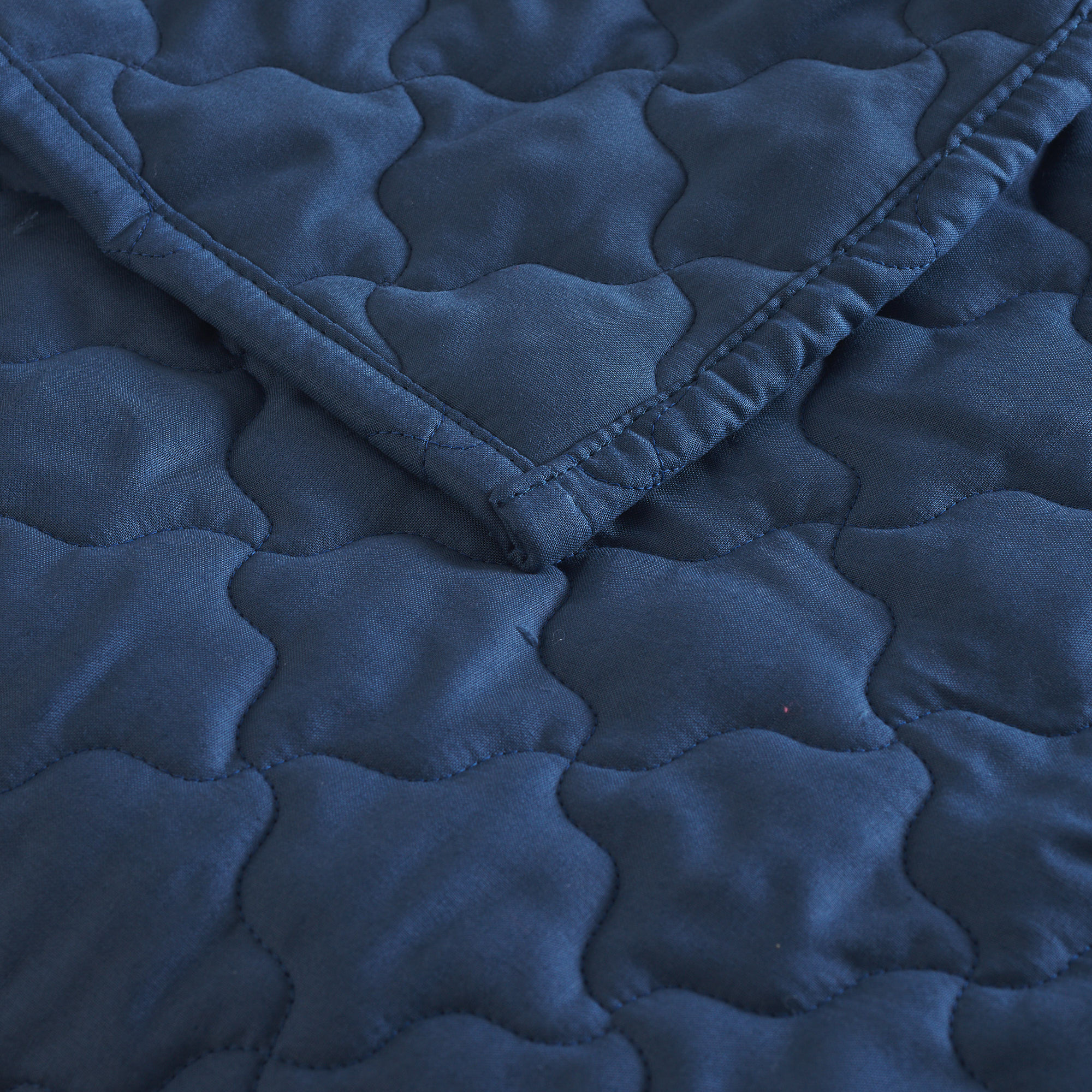 Стеганое одеяло из хлопка PE24 blu scuro Maè