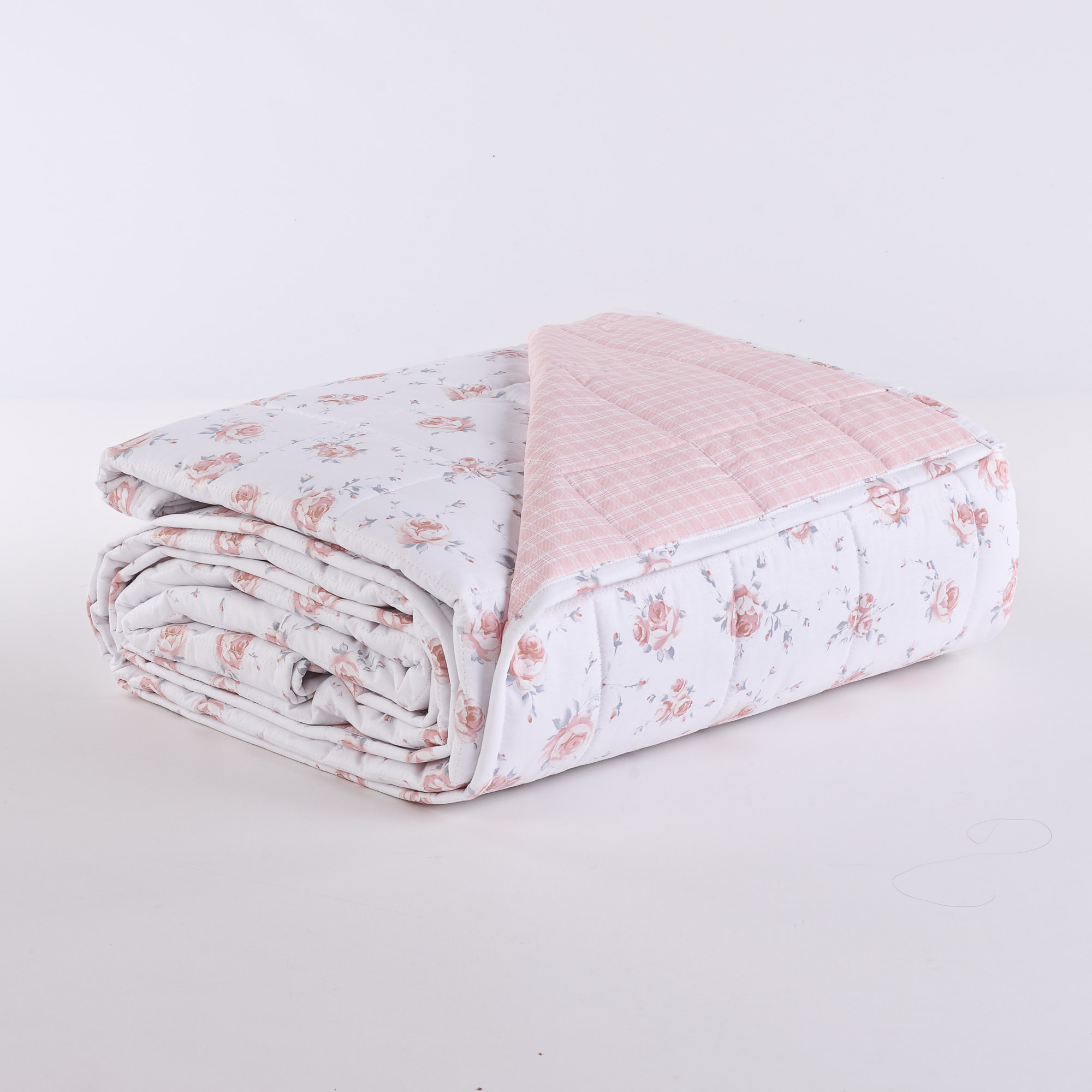 Quilt Quilt Oxford Flower Small Square Pink rosa Maè