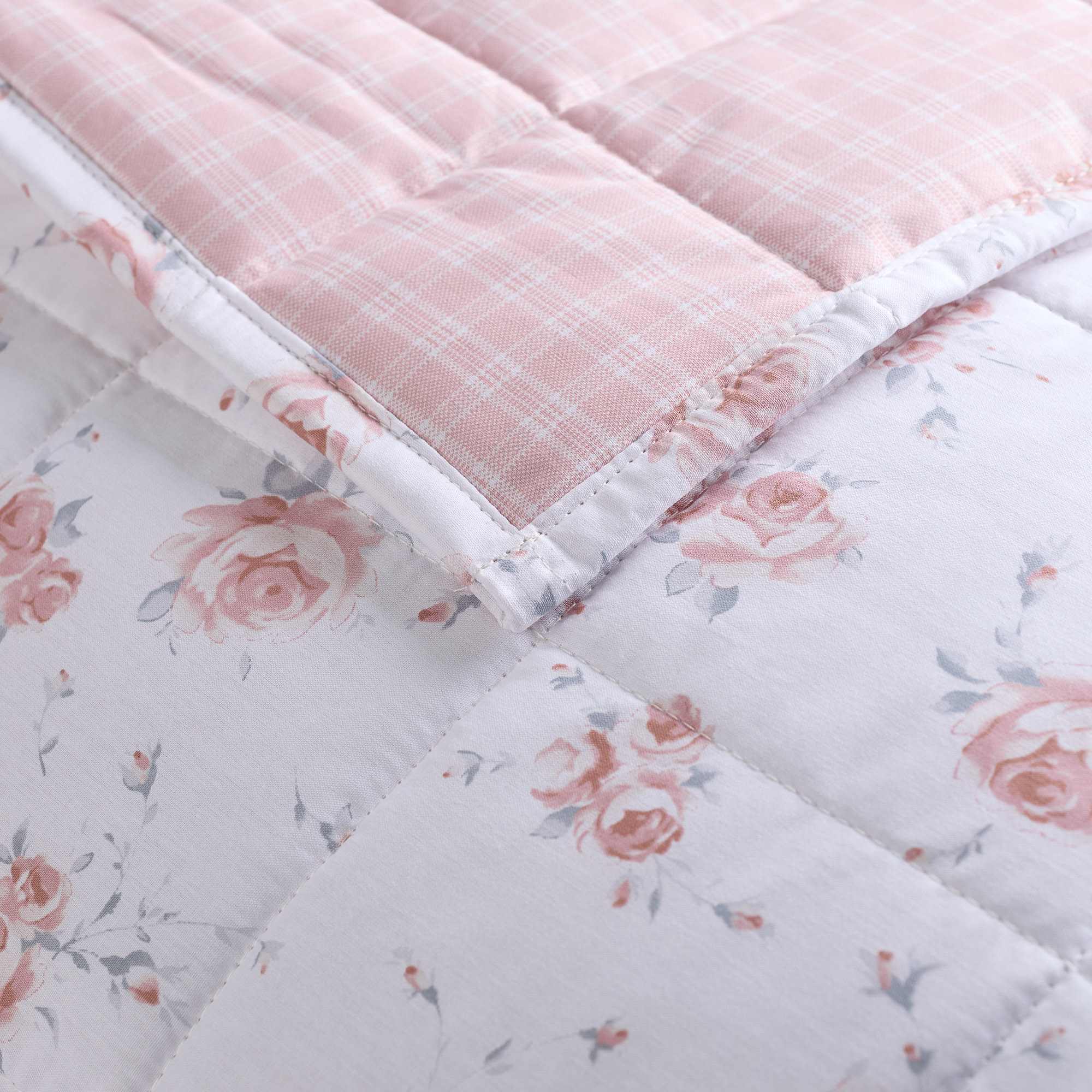 Одеяло Oxford Flower Small Square Pink rosa Maè