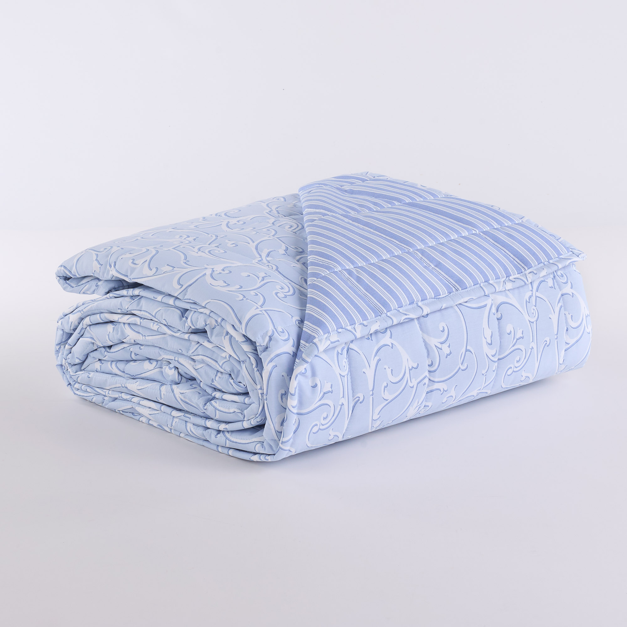 Quilt Quilt Oxford Ornate Small Blue Row blu Maè