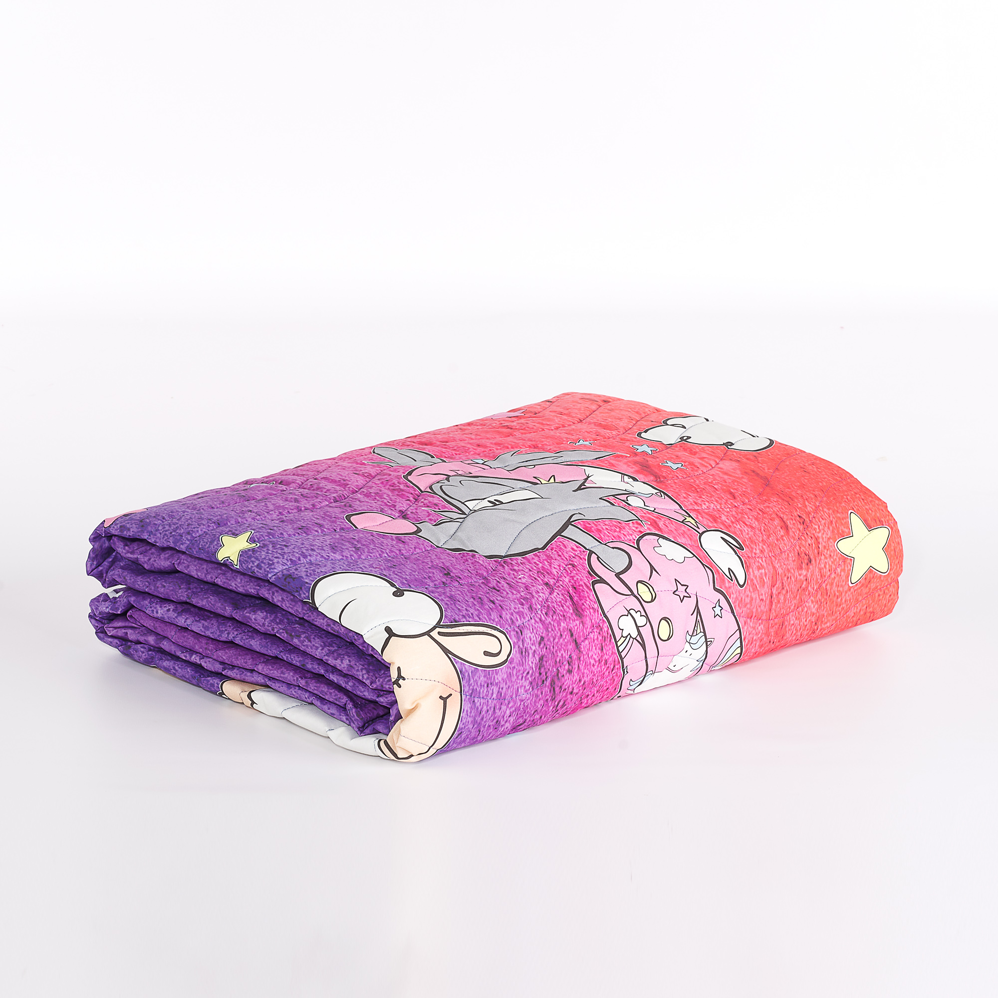 Trapuntino Quilt Unicorn multicolor Happy People