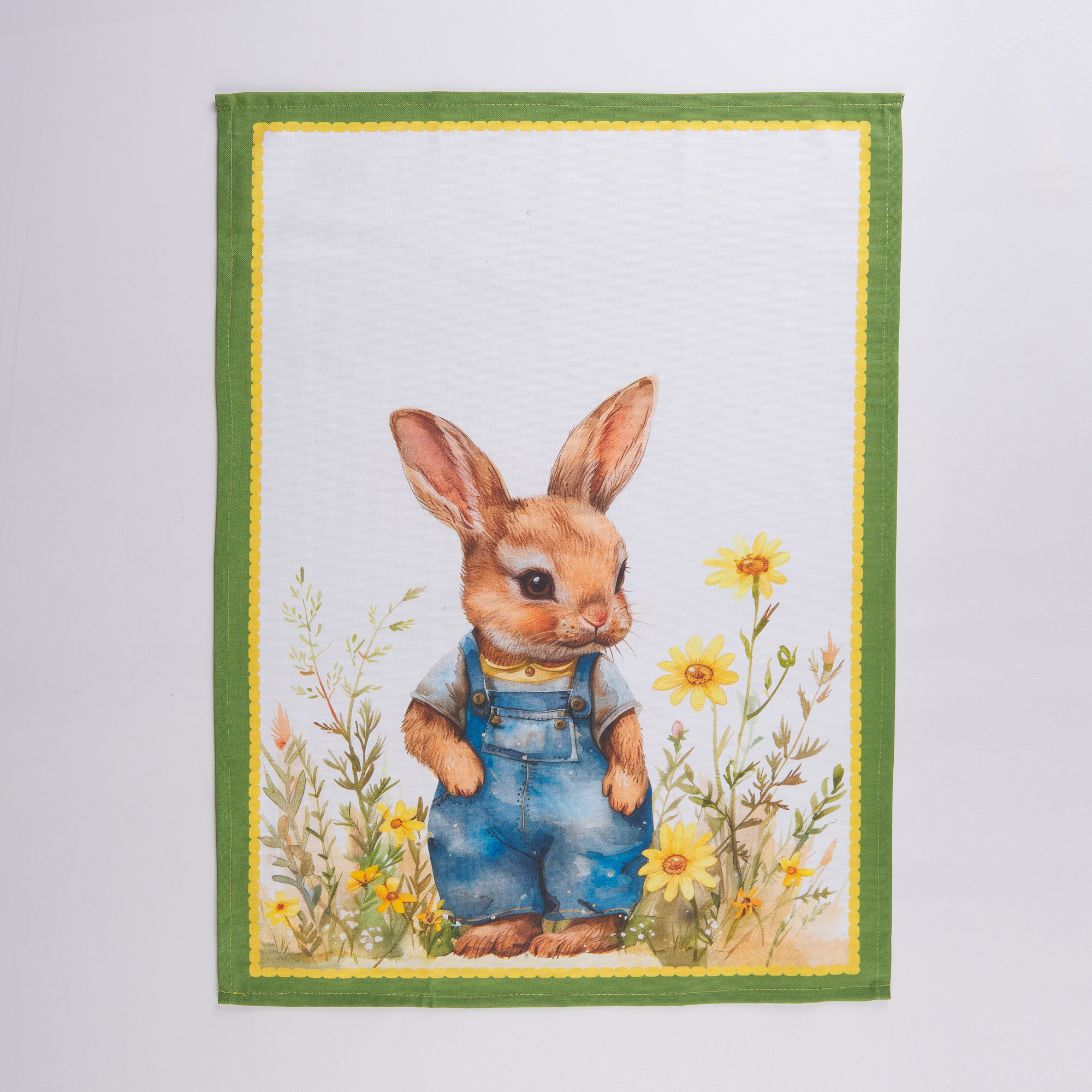 Pair of Tea Towels Printed Rabbit multicolor Maè