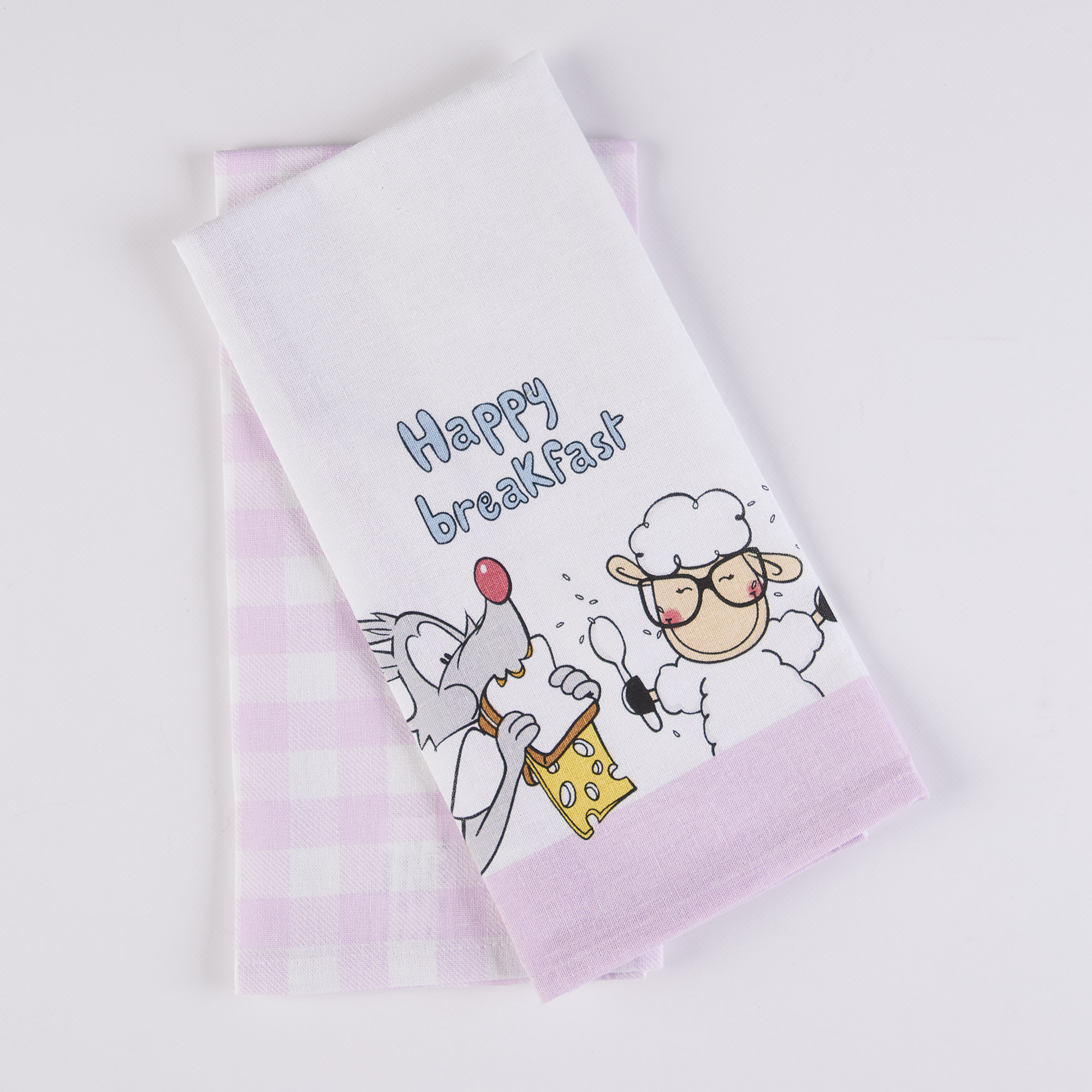 Coppia Strofinacci Happy  multicolor Happy People