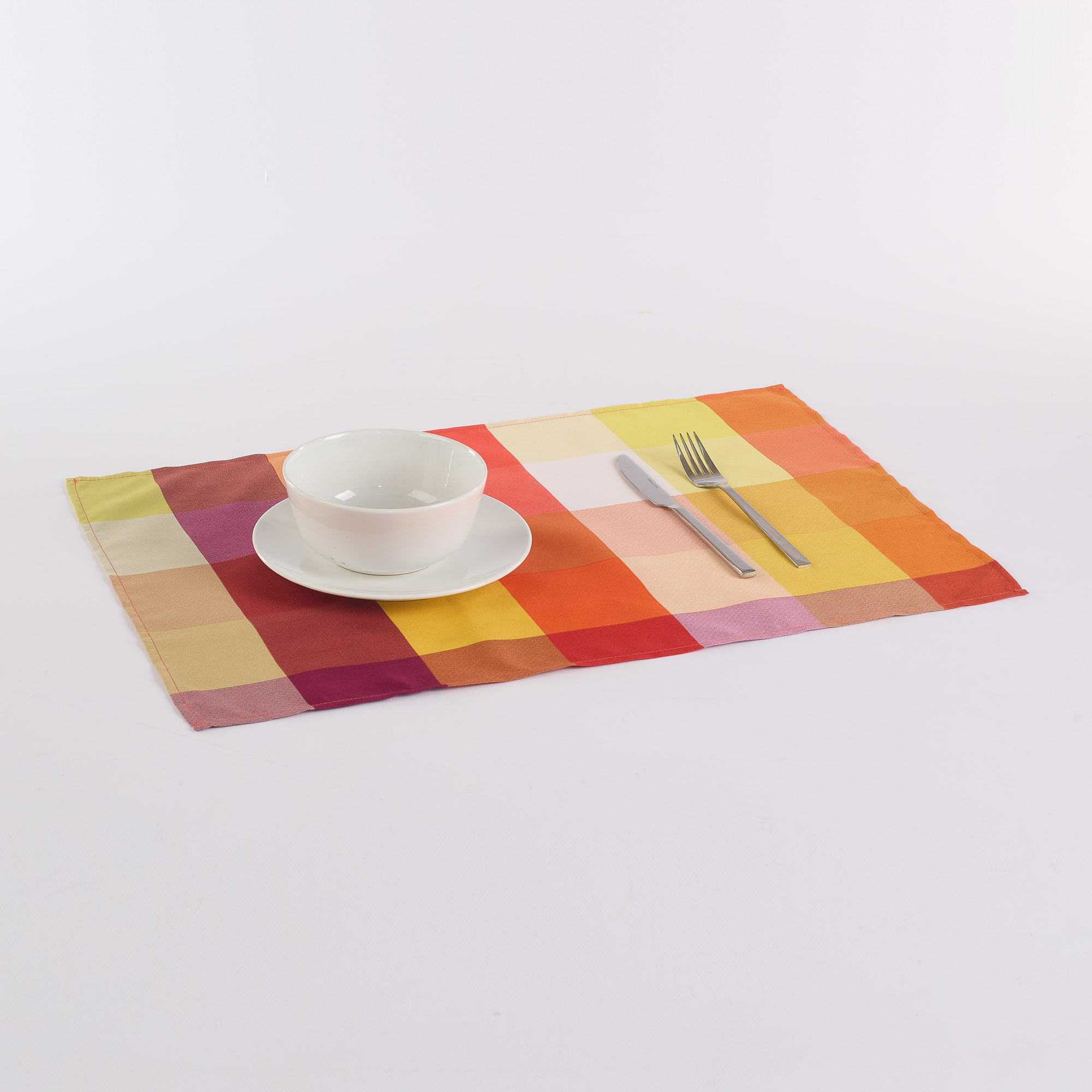 Pair of Microresin Placemats Square multicolor Maè