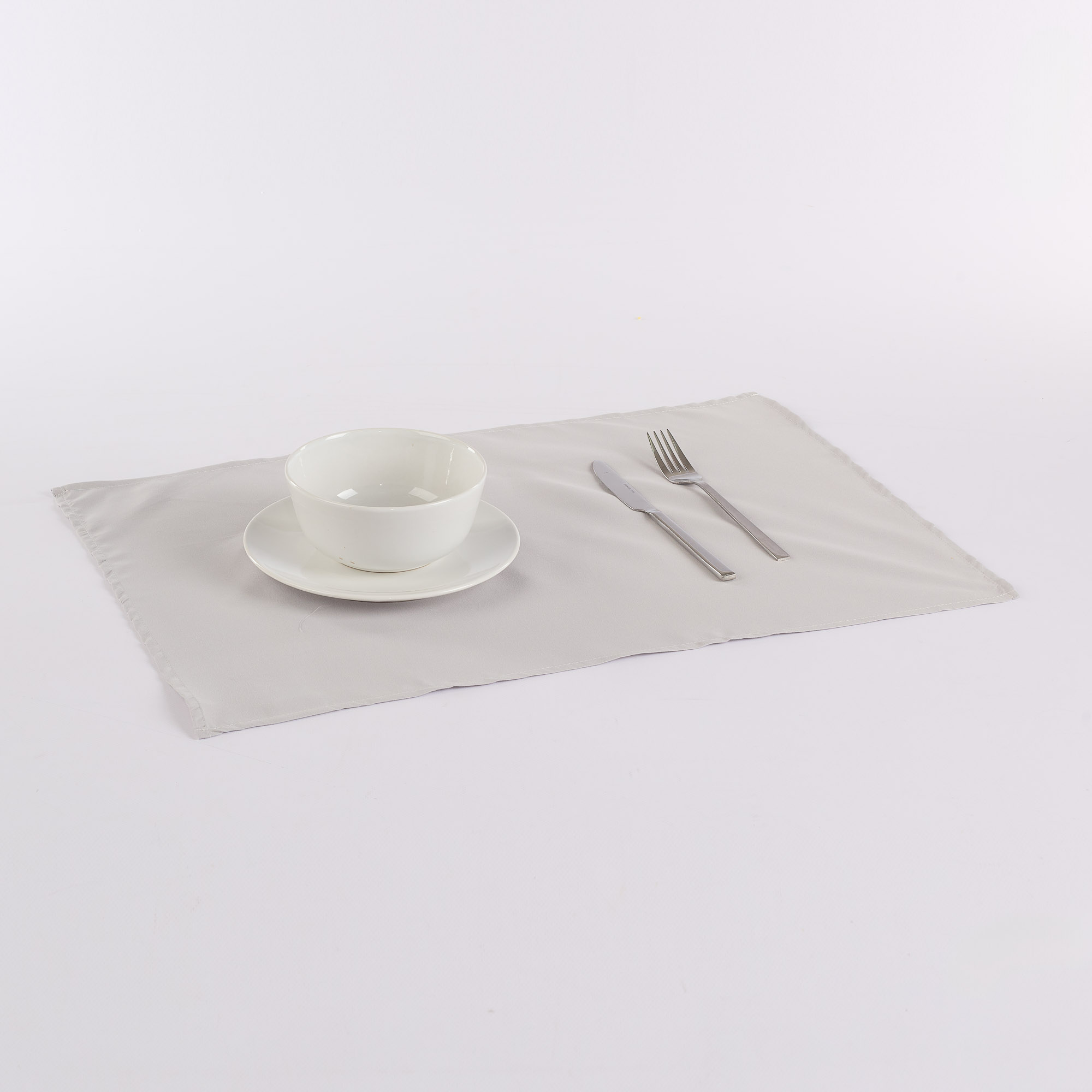 Pair of Microresin Placemats Silver silver Maè