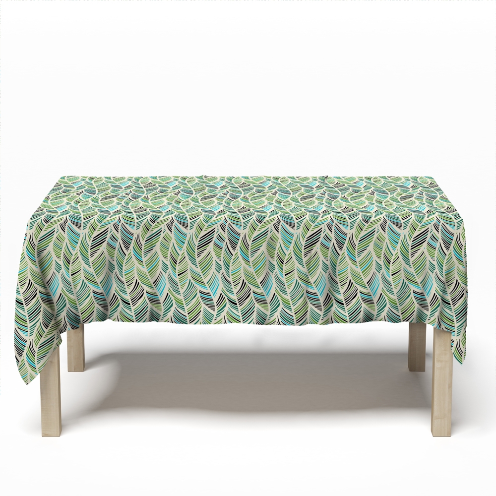 Microresin Stainproof Tablecloth Leaf multicolor Maè