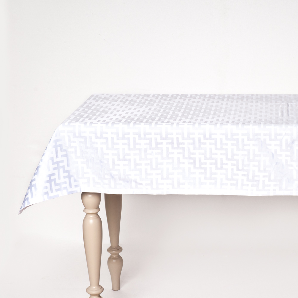 Trendy Stainproof Tablecloth bianco Via Roma 60