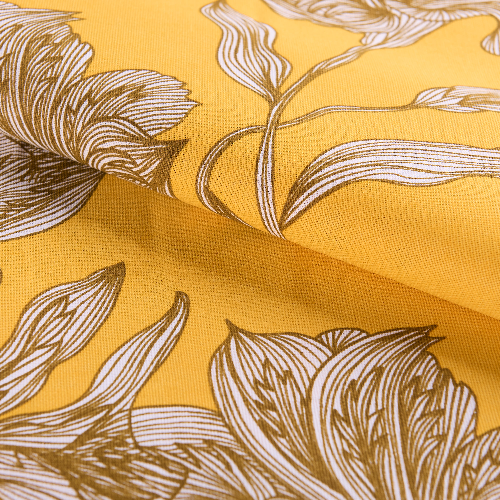 Скатерть Claudia Panama Flower Tablecloth Ochre ocra Casa Giulia