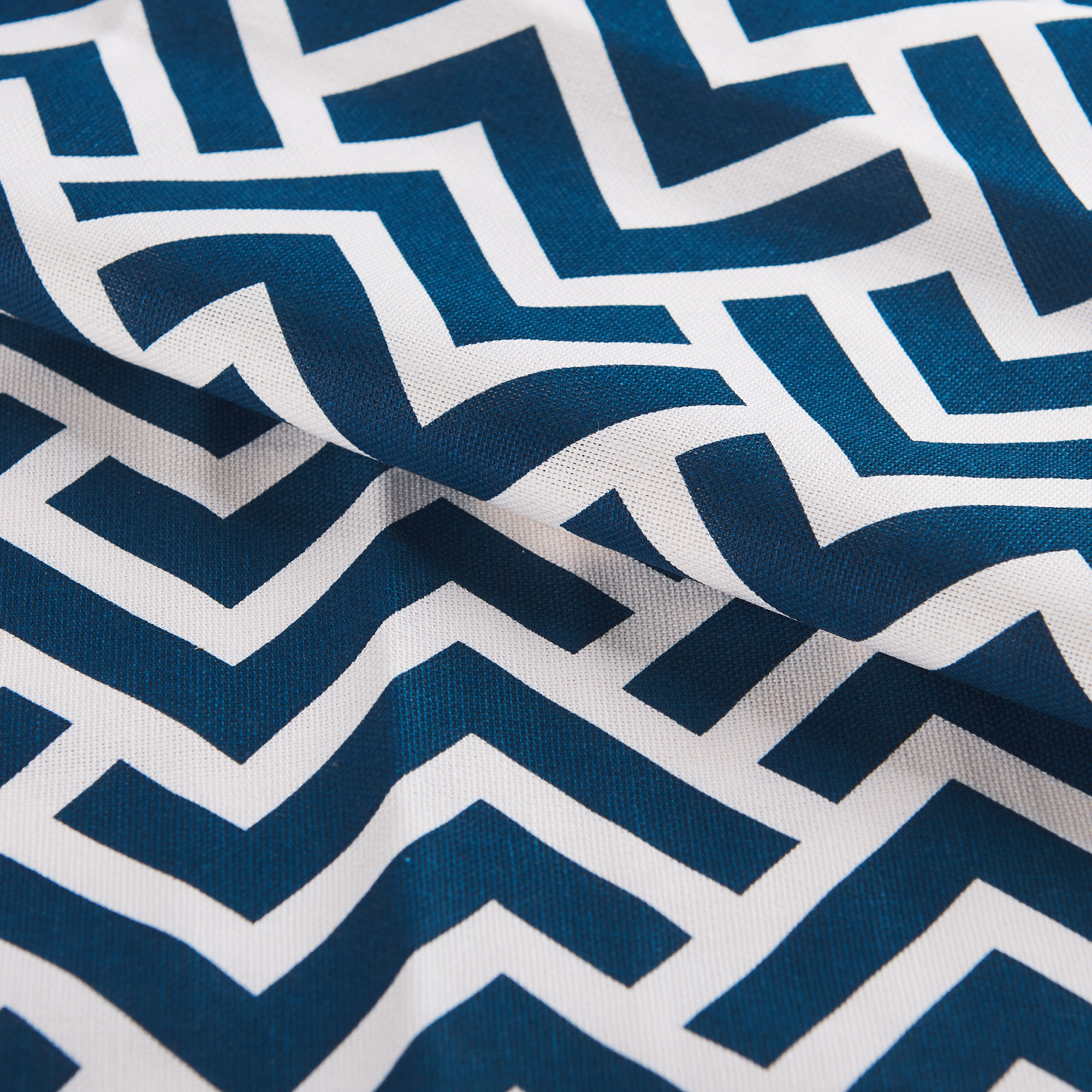 Tovaglia Claudia in Panama Zig Zag Blu blu Casa Giulia