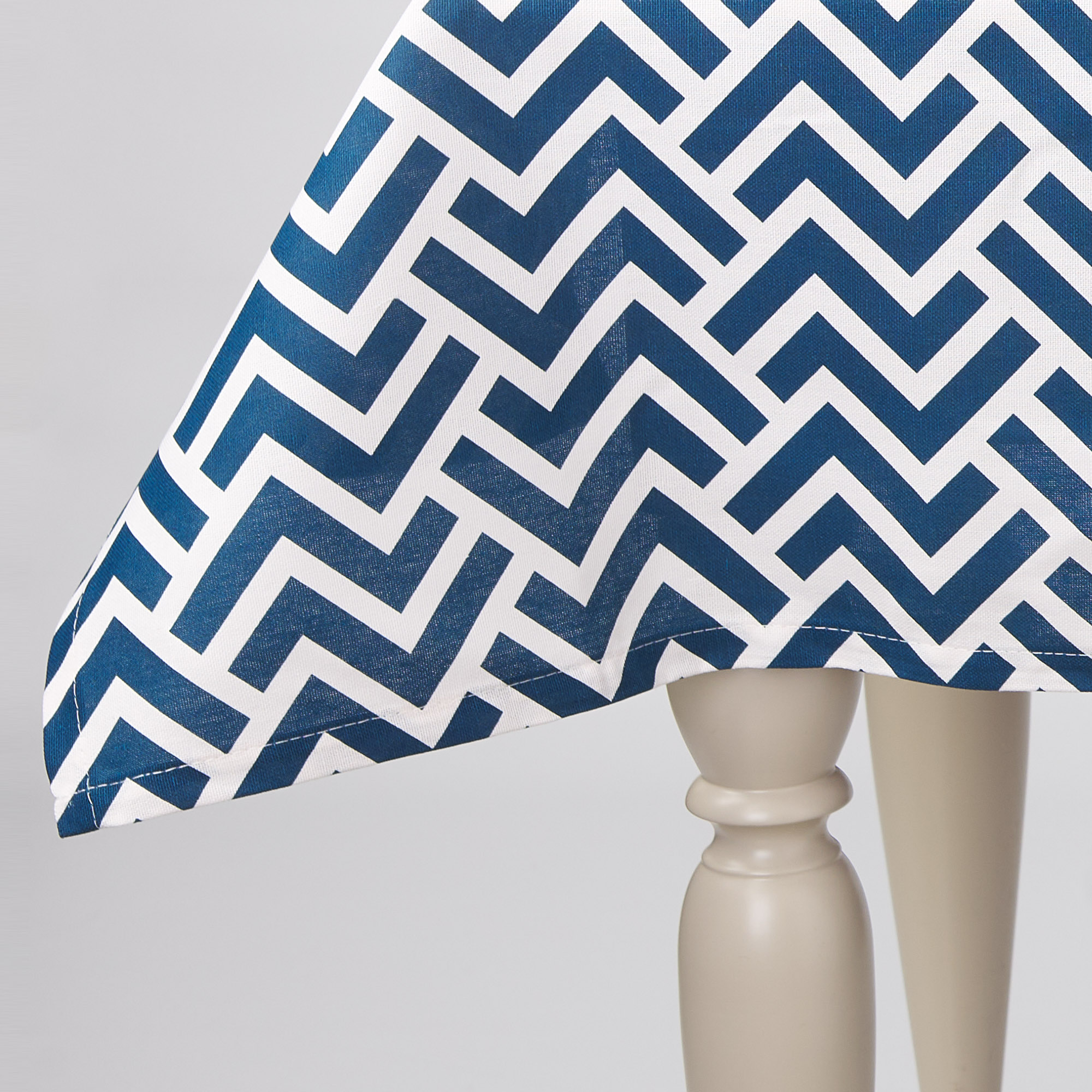 Tovaglia Claudia in Panama Zig Zag Blu blu Casa Giulia