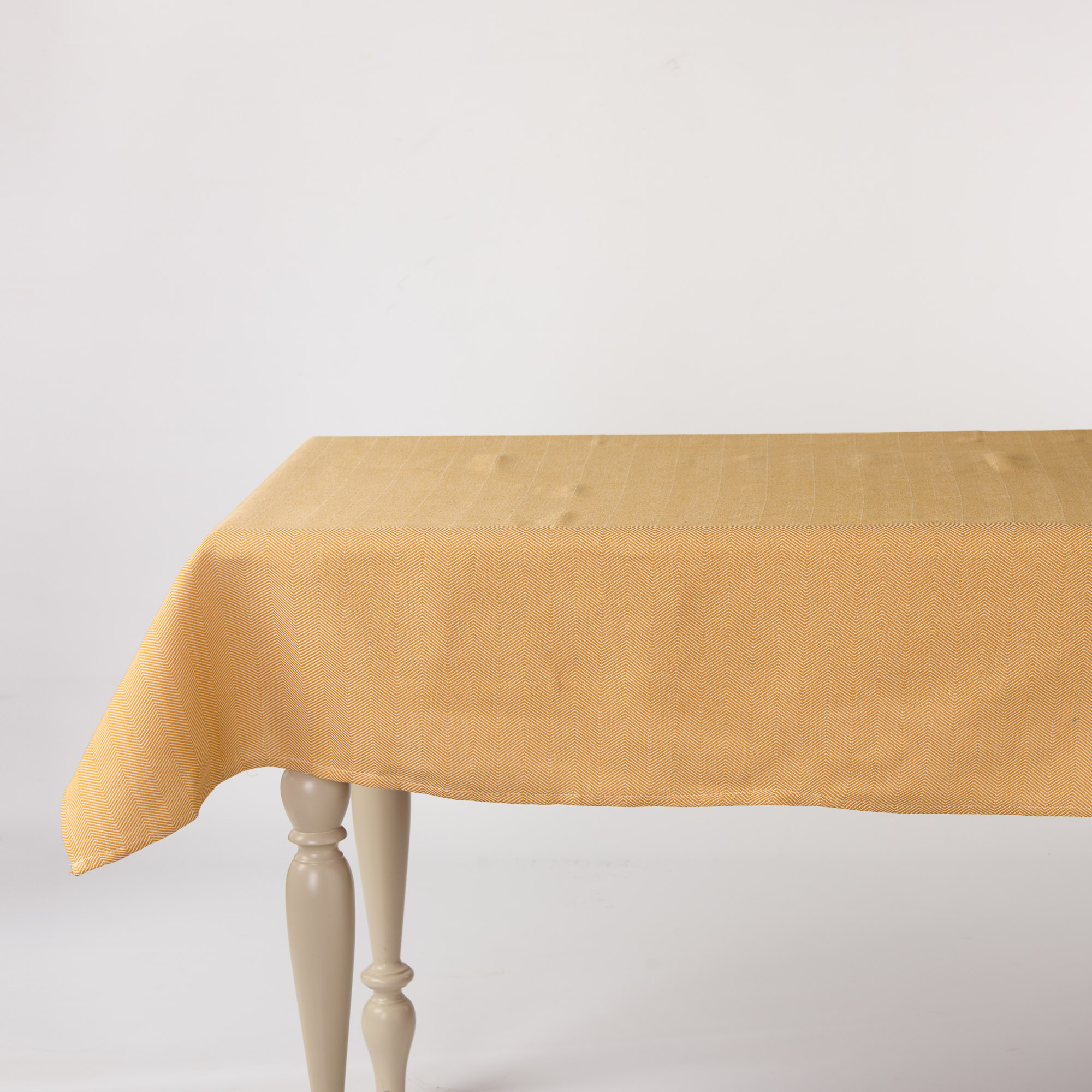 Madras Zig Zag Tablecloth ocra Maè