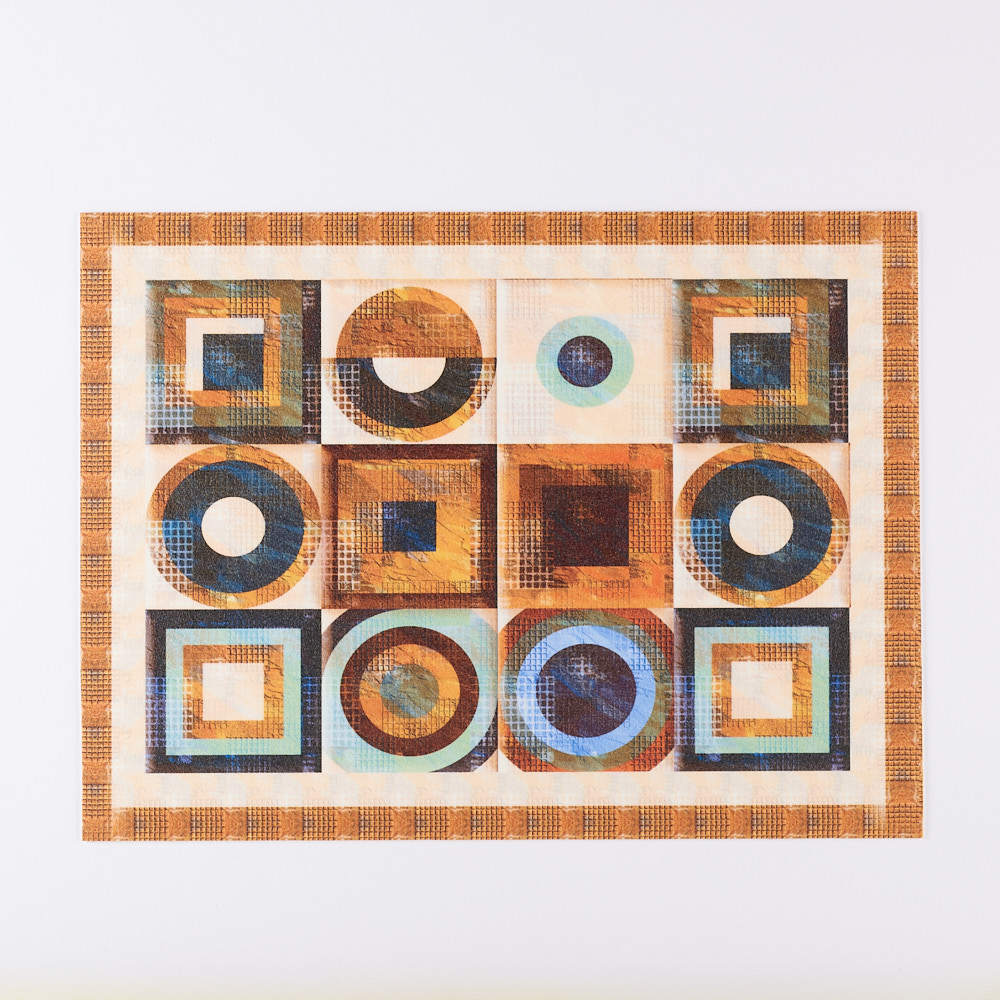 Vinyl placemat circles Mul420 multicolor Boyteks