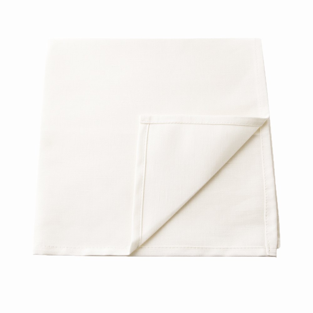 Cortina linen napkin bianco Maè