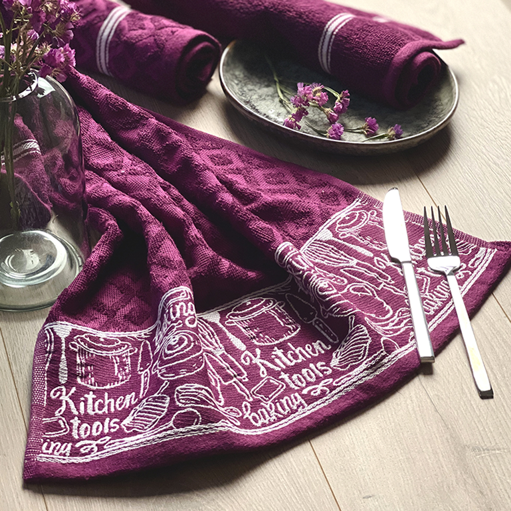 Plum dish clearance towels