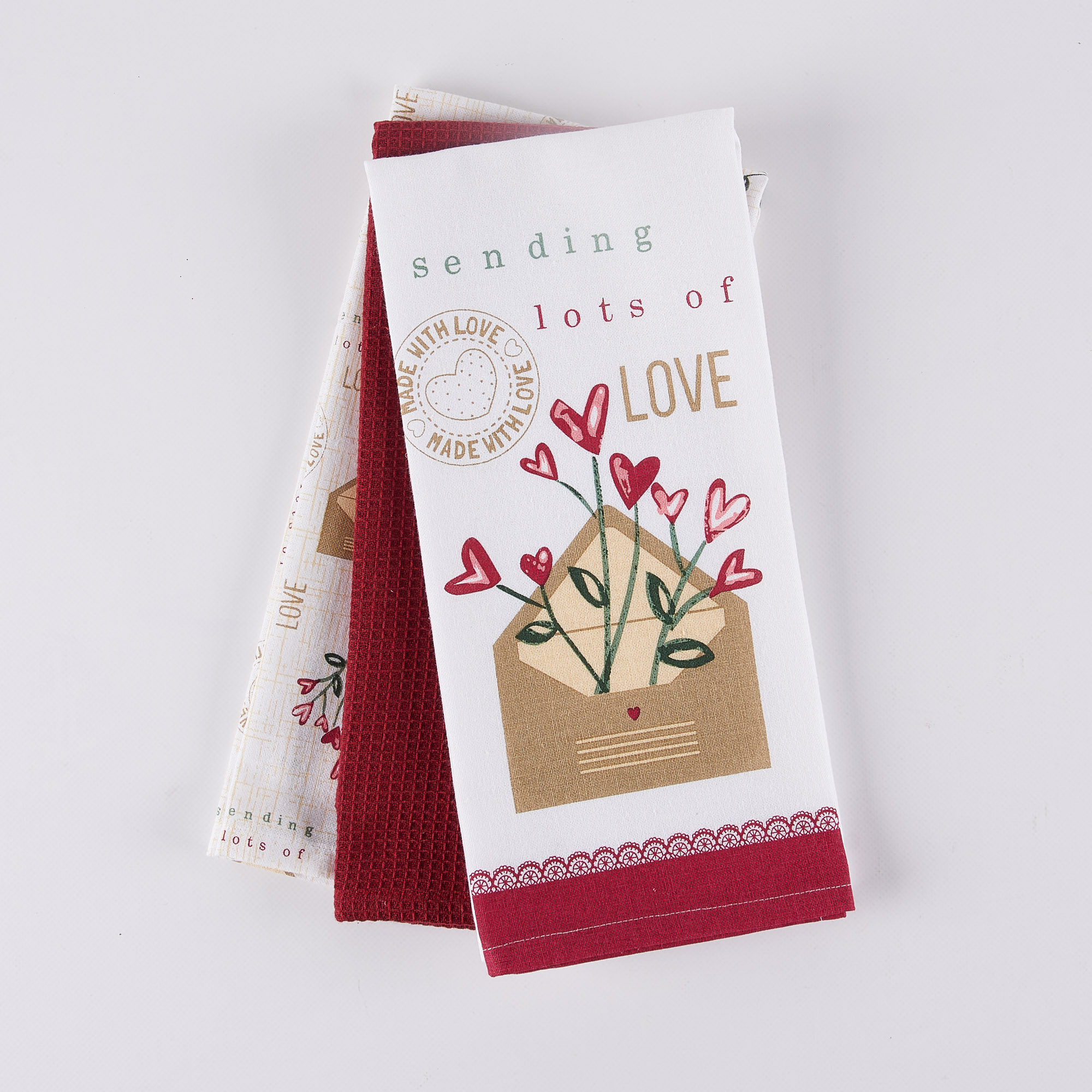 Three Letter Everyday Tea Towels multicolor Maè