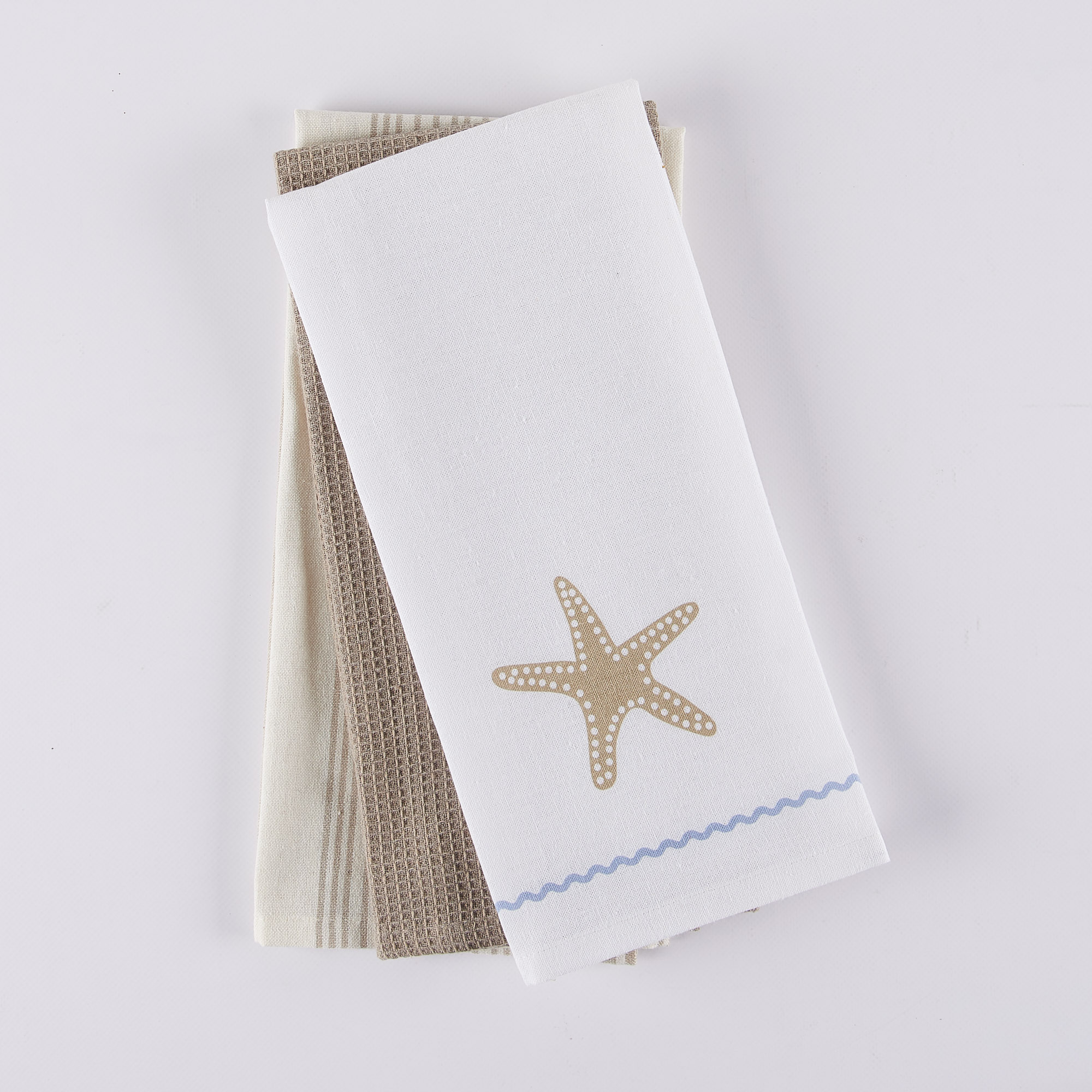 Three Star Everyday Tea Towels multicolor Maè