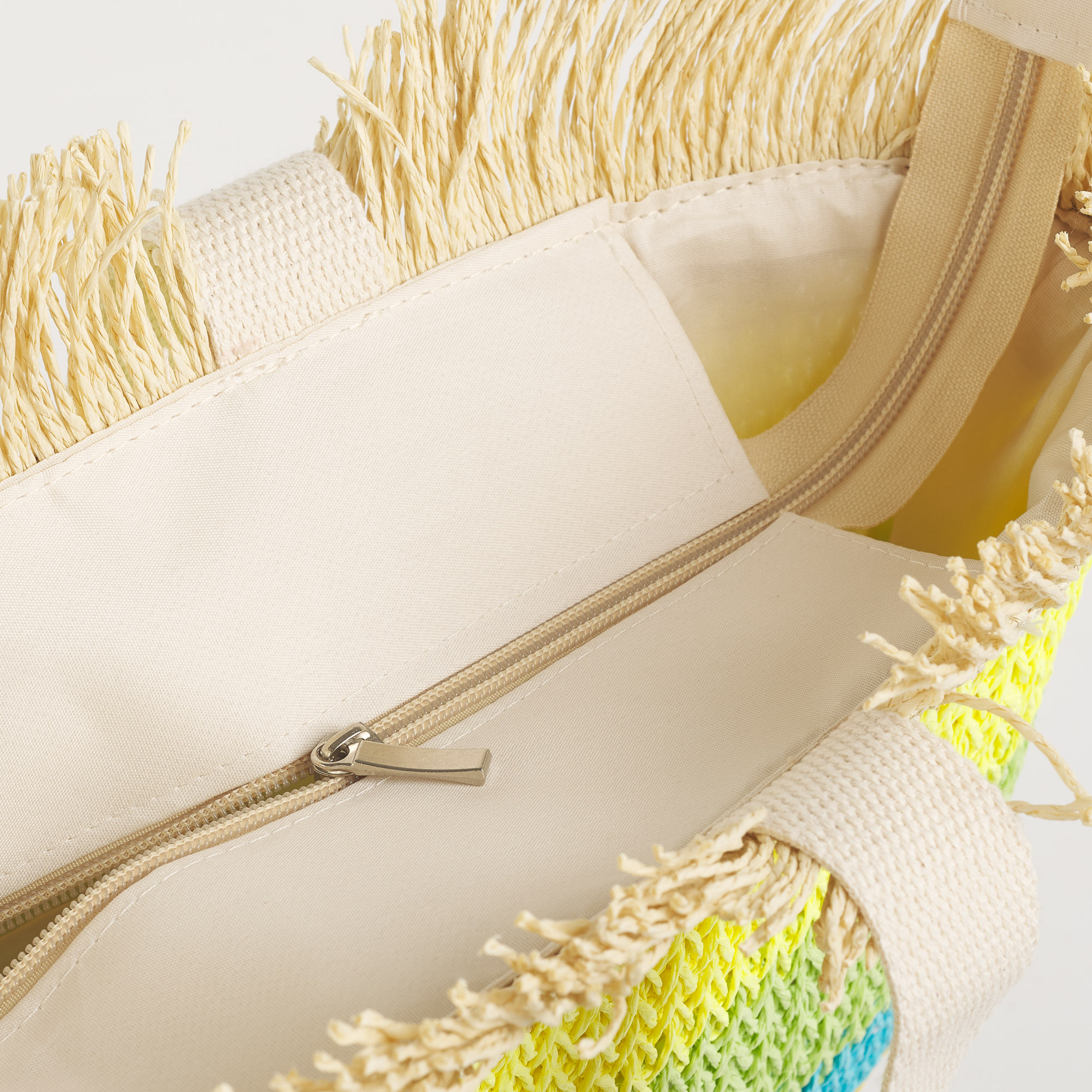 Пляжная сумка цвета пастельной радуги multicolor Maè