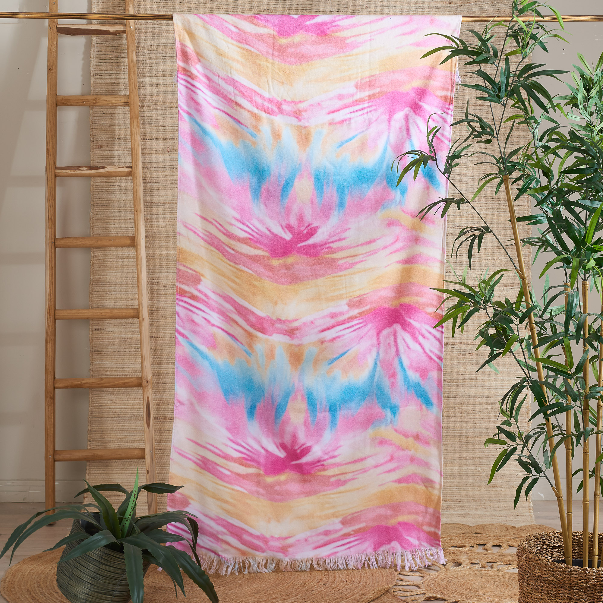 Frotteehandtuch Aurora aus Mikrofrottee multicolor Maè