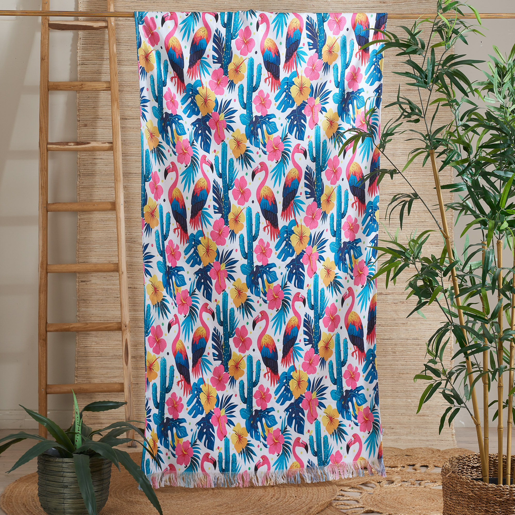 Купальник Flamingo из микровелюра multicolor Maè