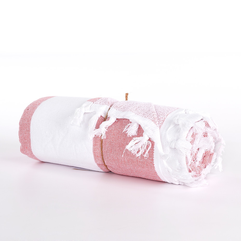 Полотенце Fouta с микроспонжем из полиэтилена fuxia Maè