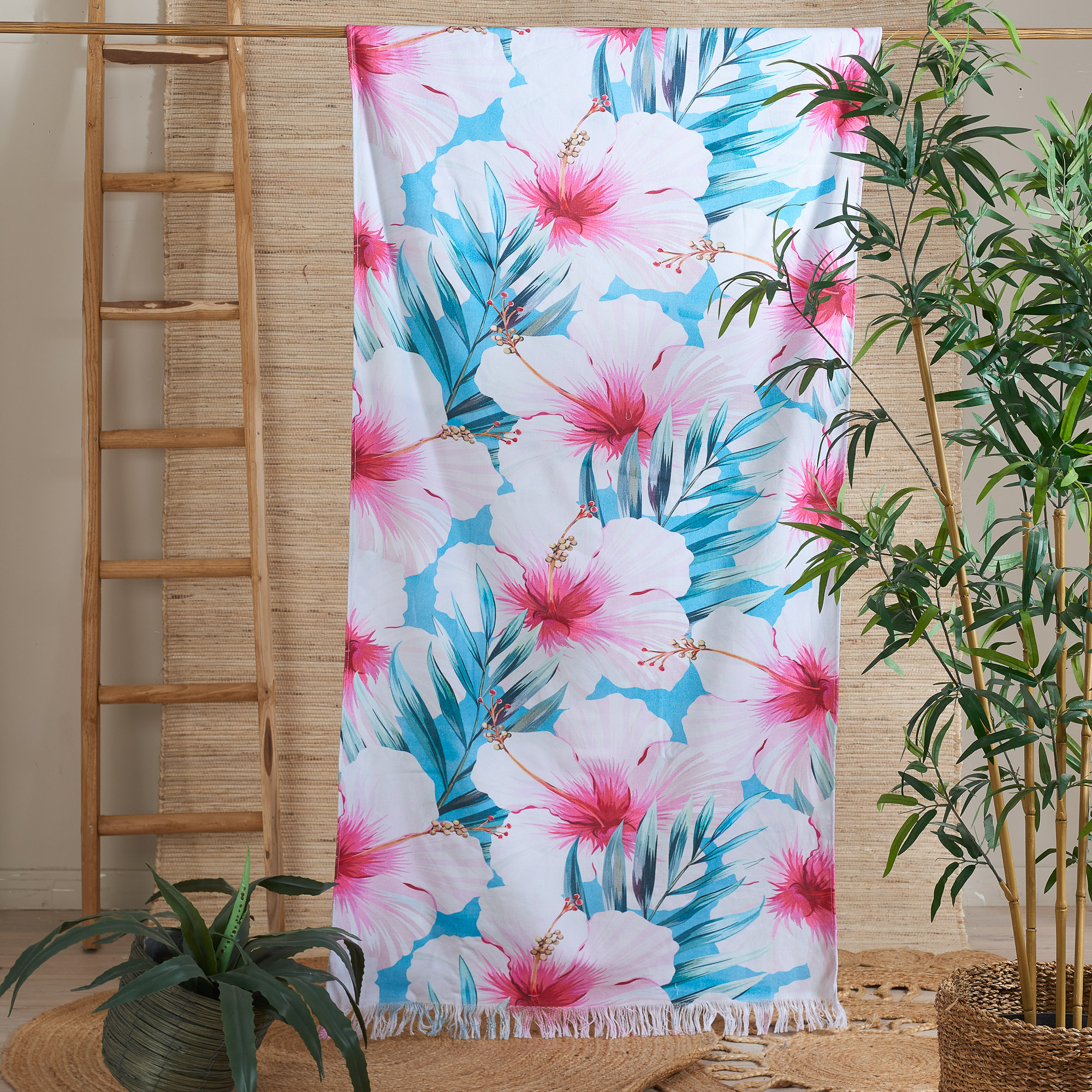 Халат из микромахры Ibiscus multicolor Maè