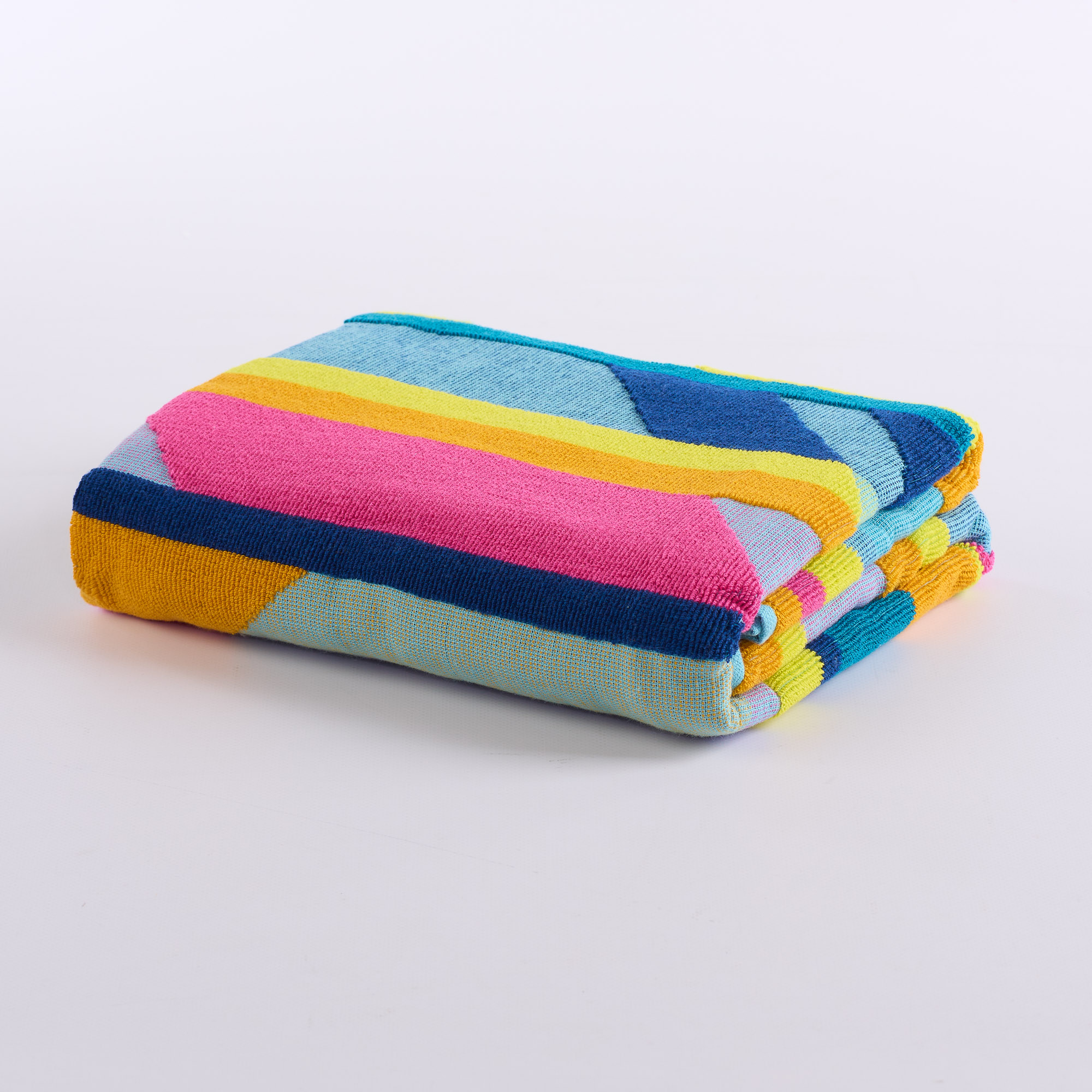 Telo mare in microspugna Geometrico multicolor Maè