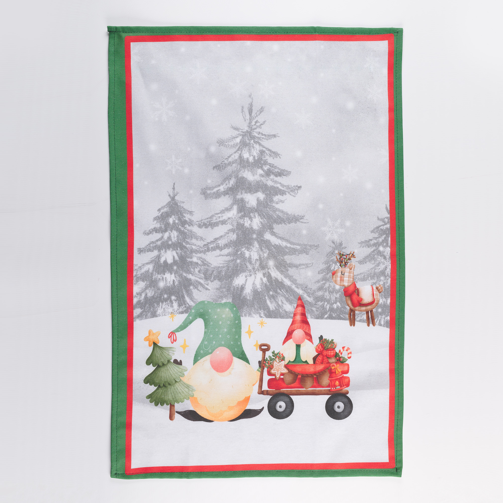 Pair Christmas Tea Towels Elf multicolor Maè