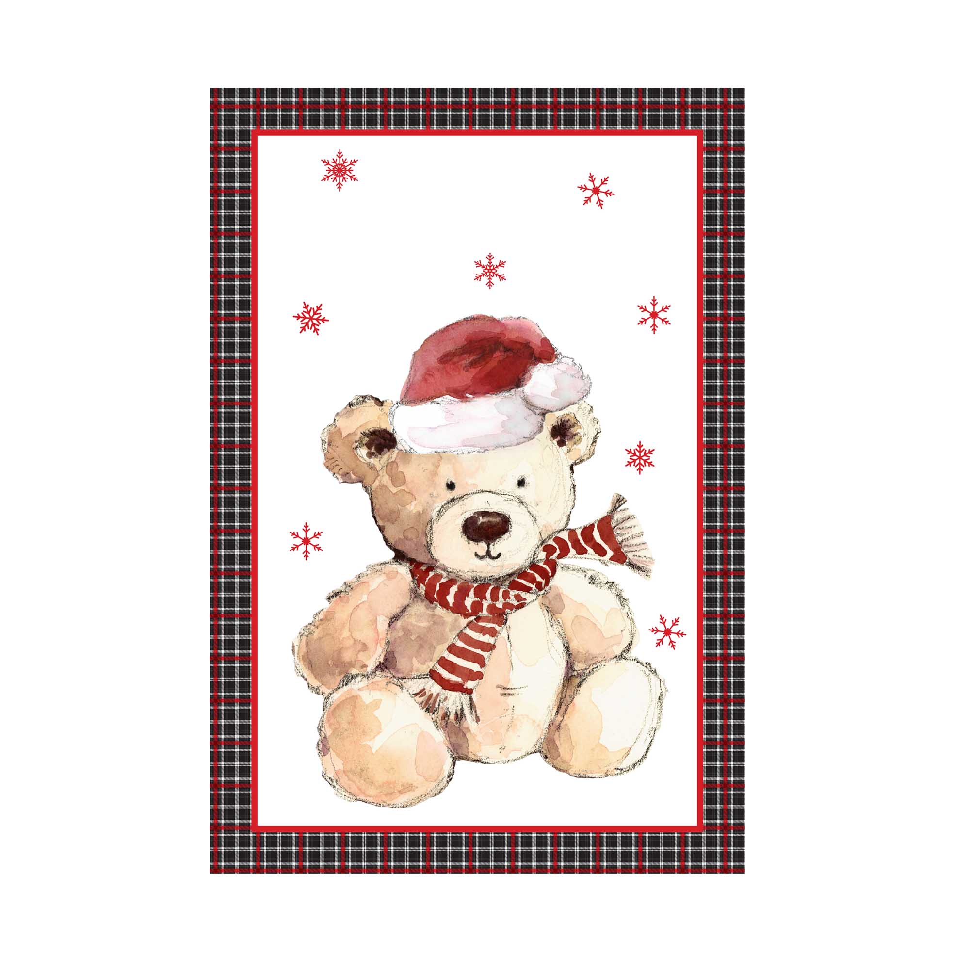 Couple Christmas Tea Towels Teddy multicolor Maè