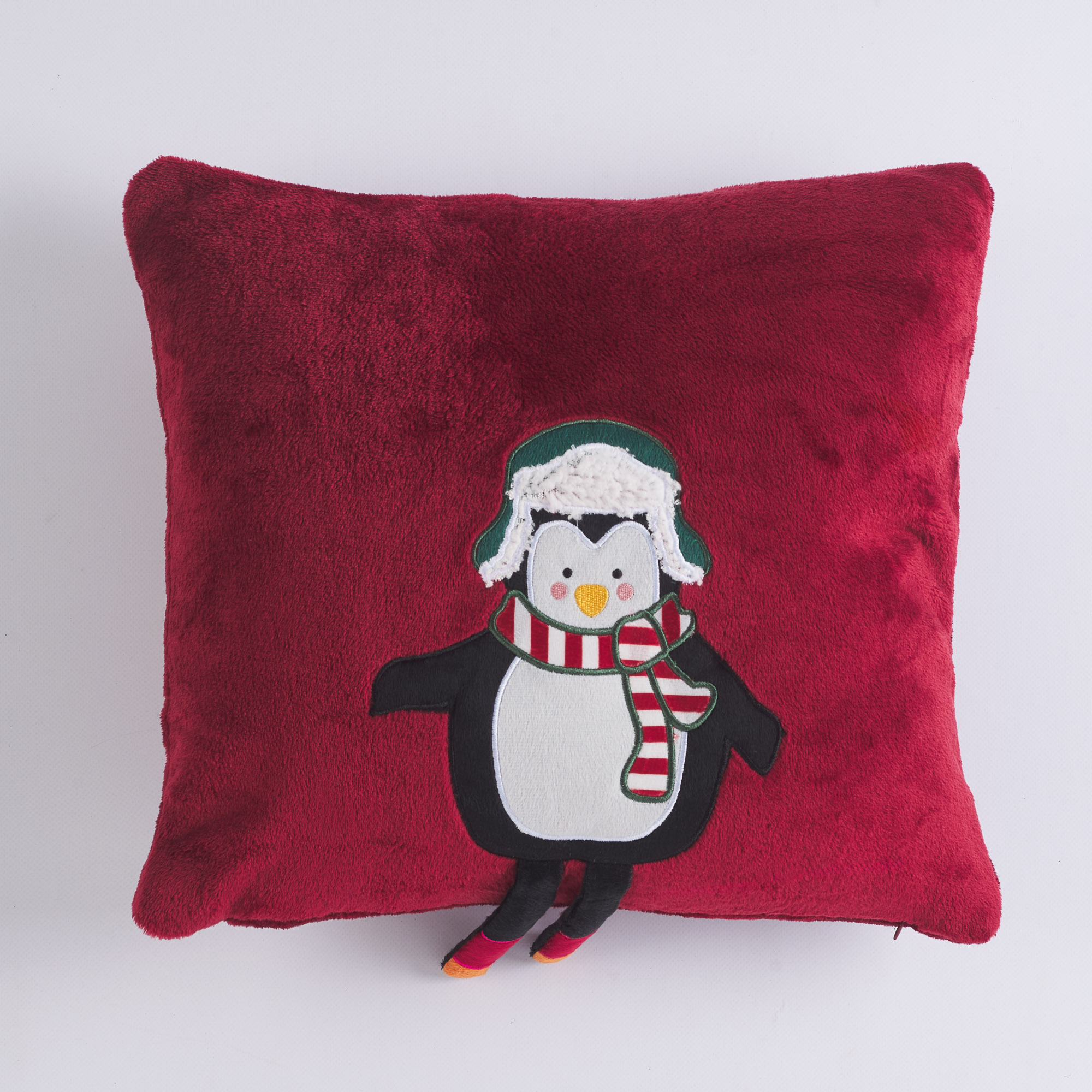 Penguin Christmas Decor Liner rosso Maè