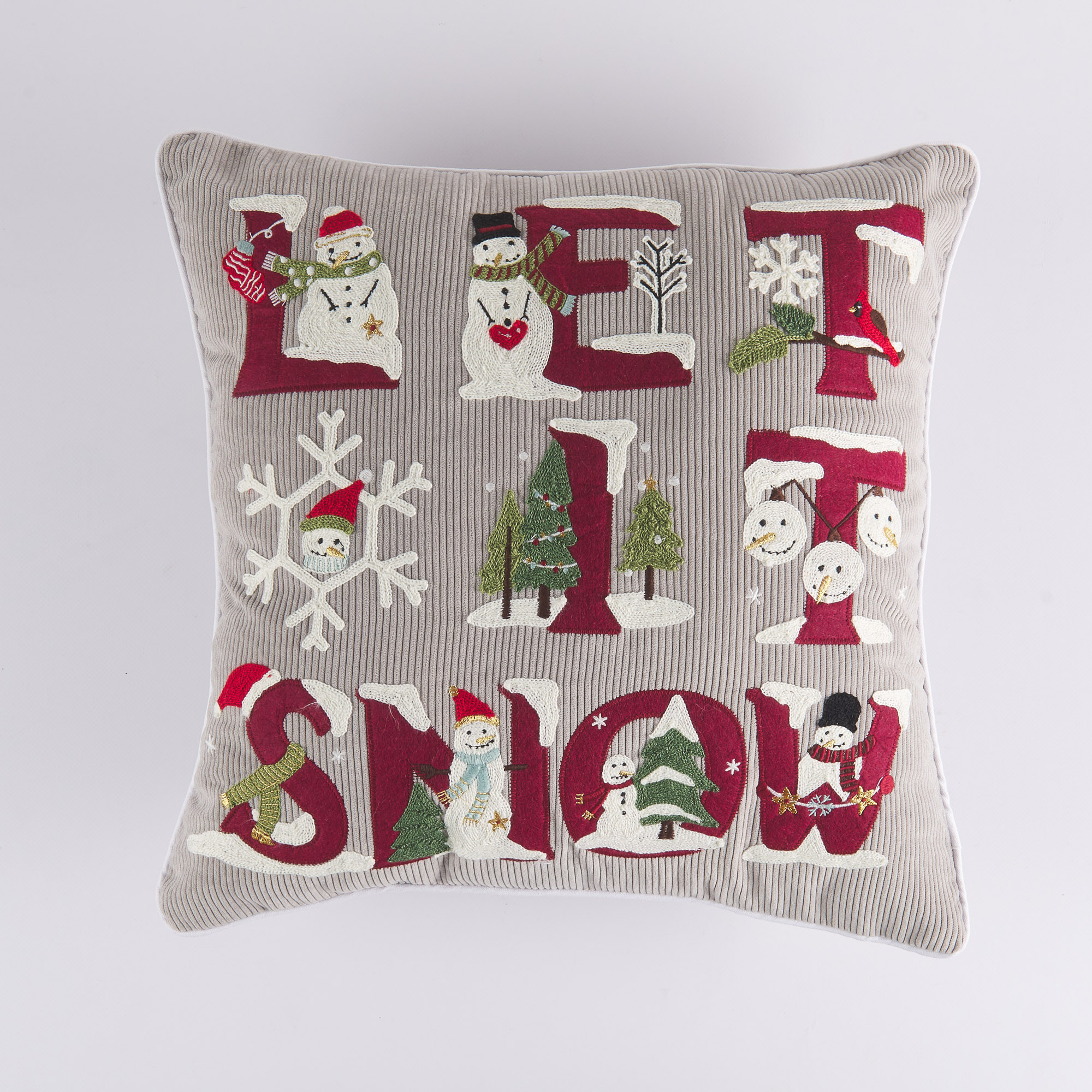 Xmas Furniture Liner Let It Snow multicolor Maè